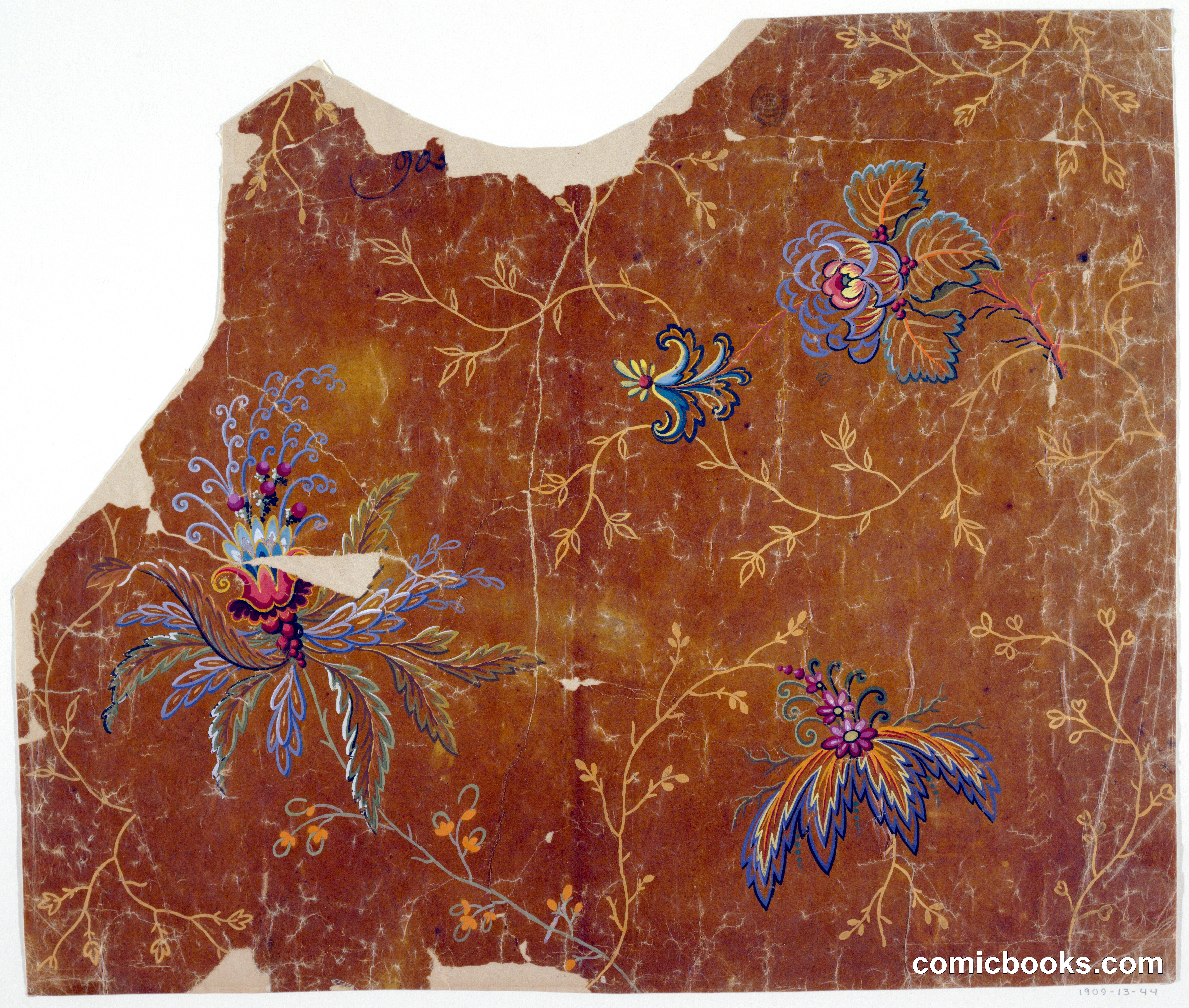 Design for a Brocade, Fragment