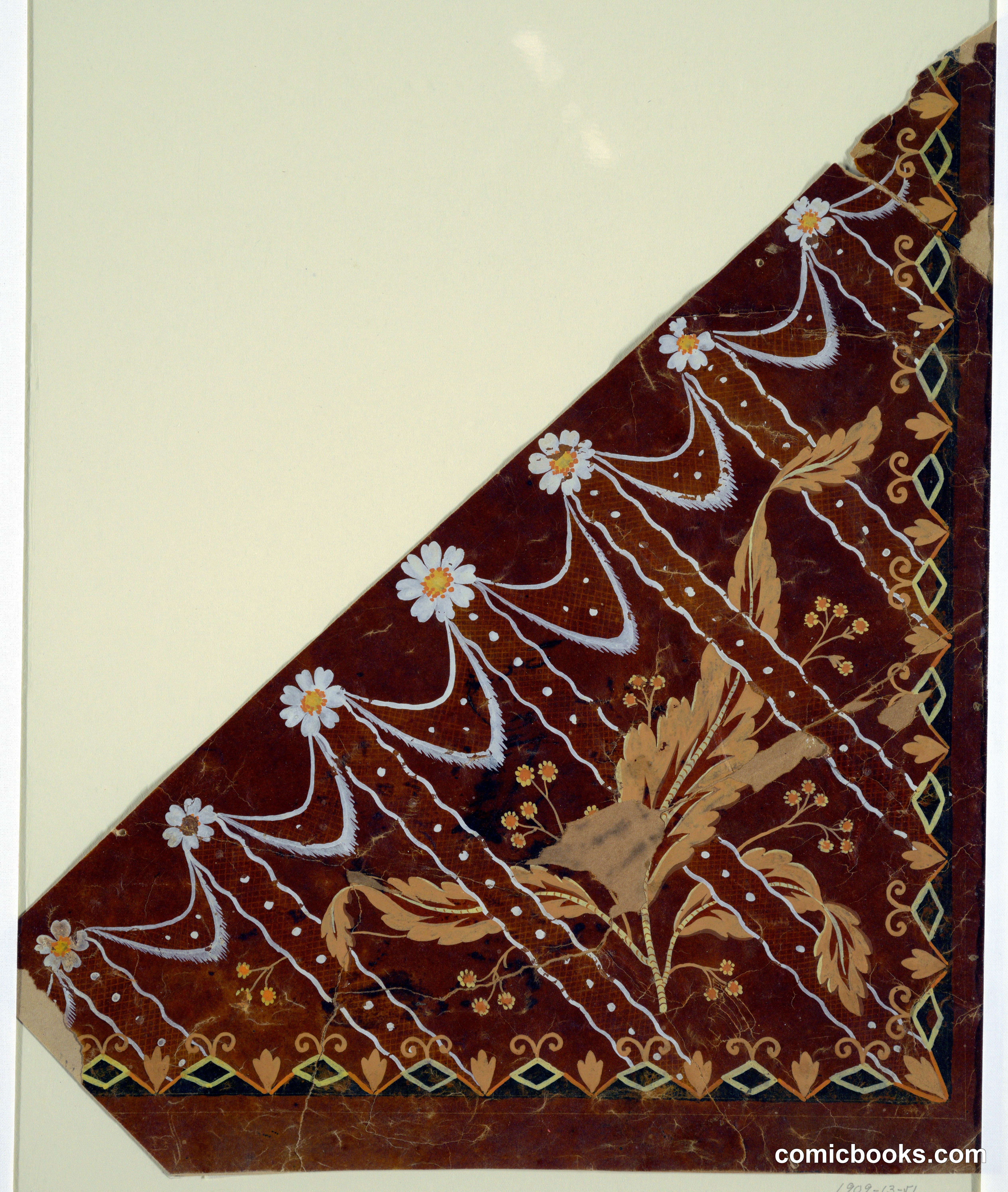 Design for a Woven Corner Motif