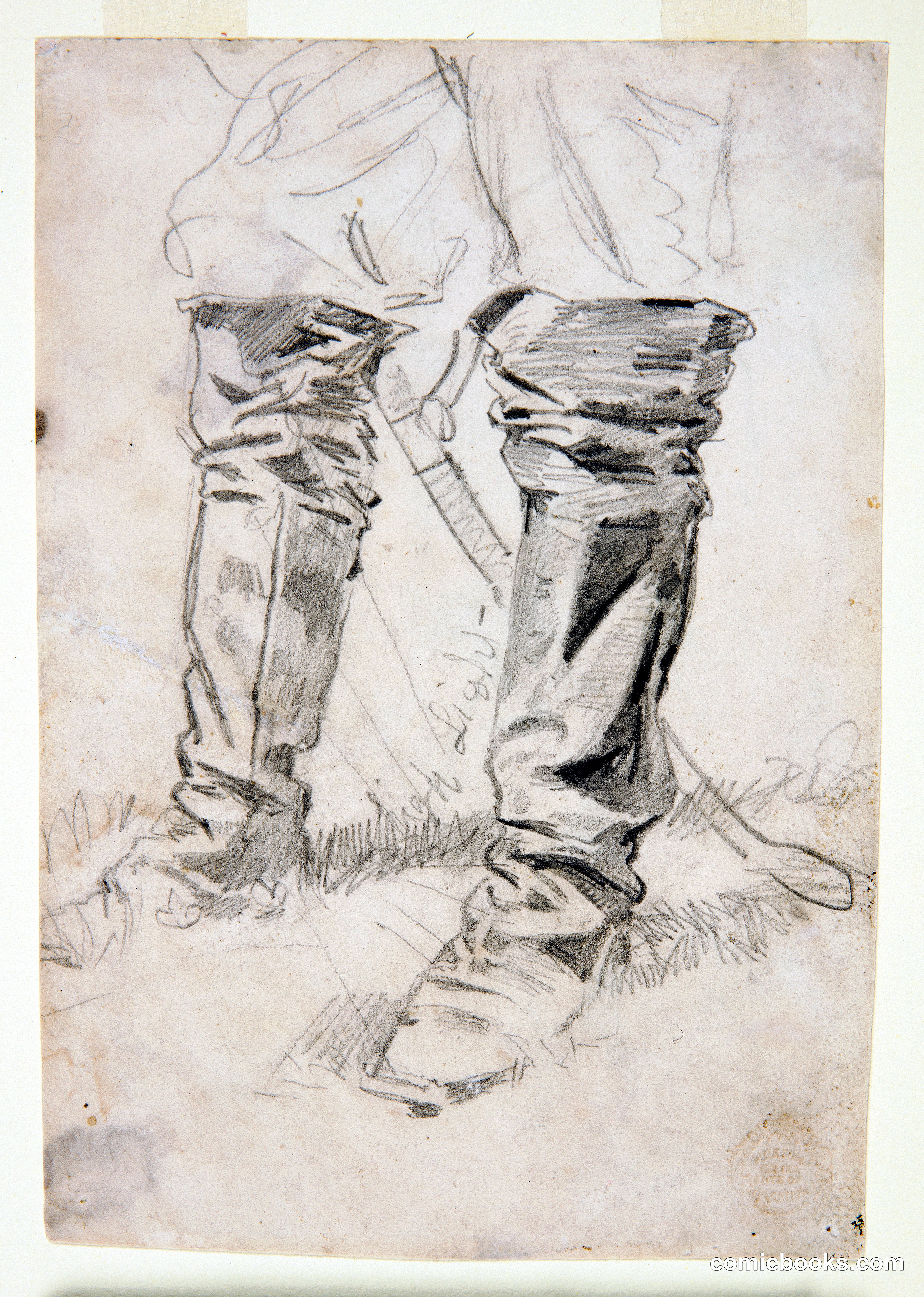 Study of Cavalry Officer's Boots
