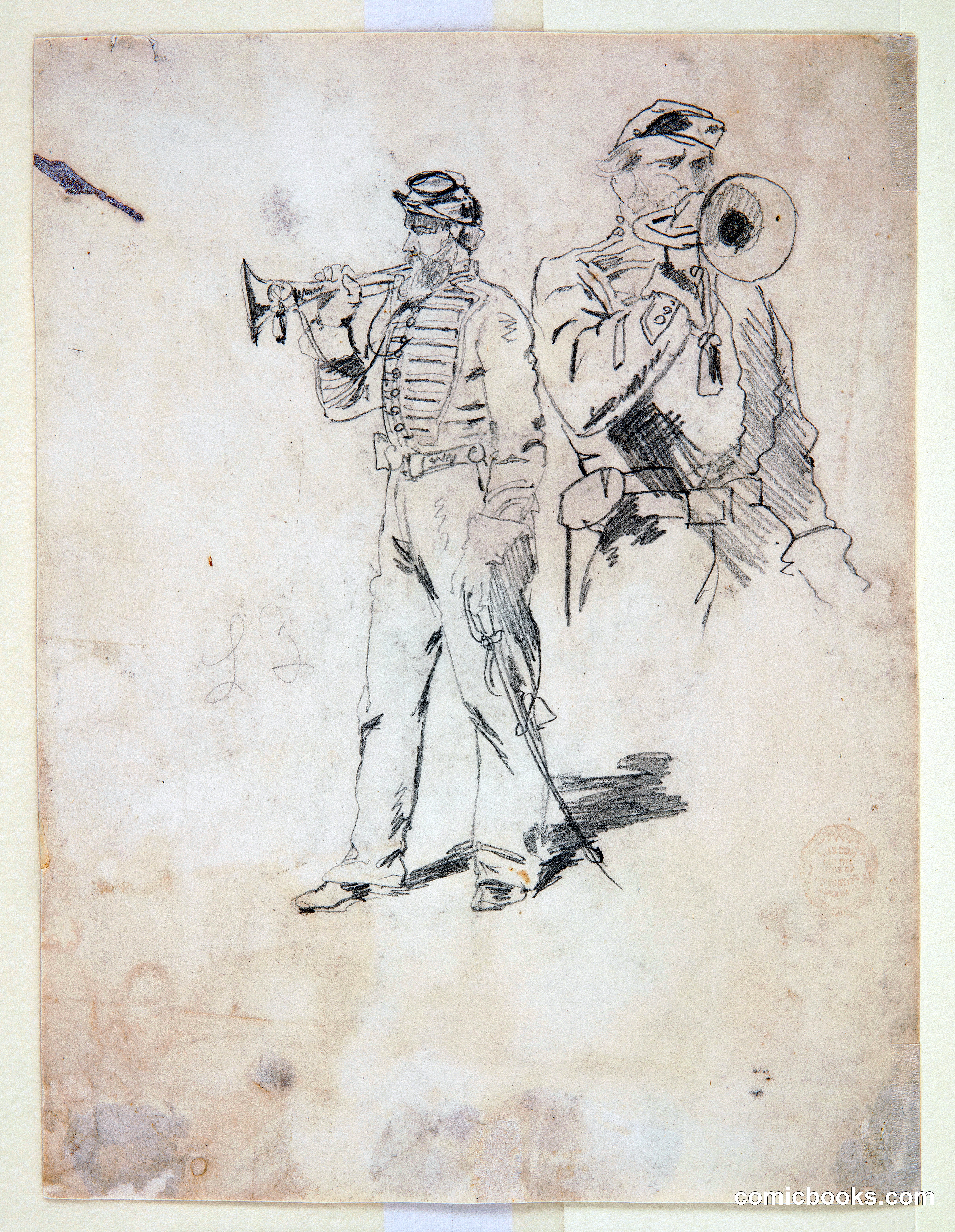 Two Studies of a Bugler