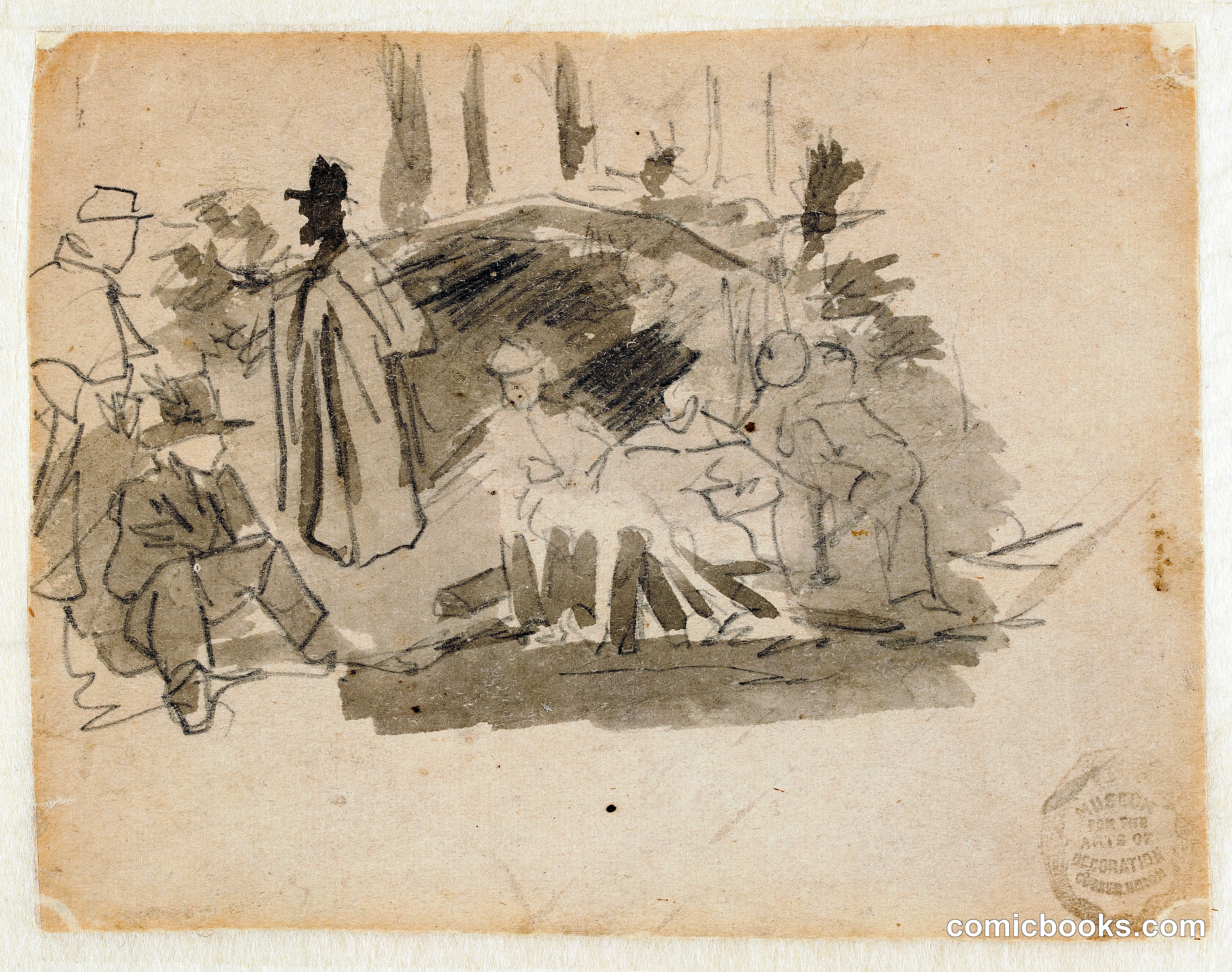 Soldiers Camping