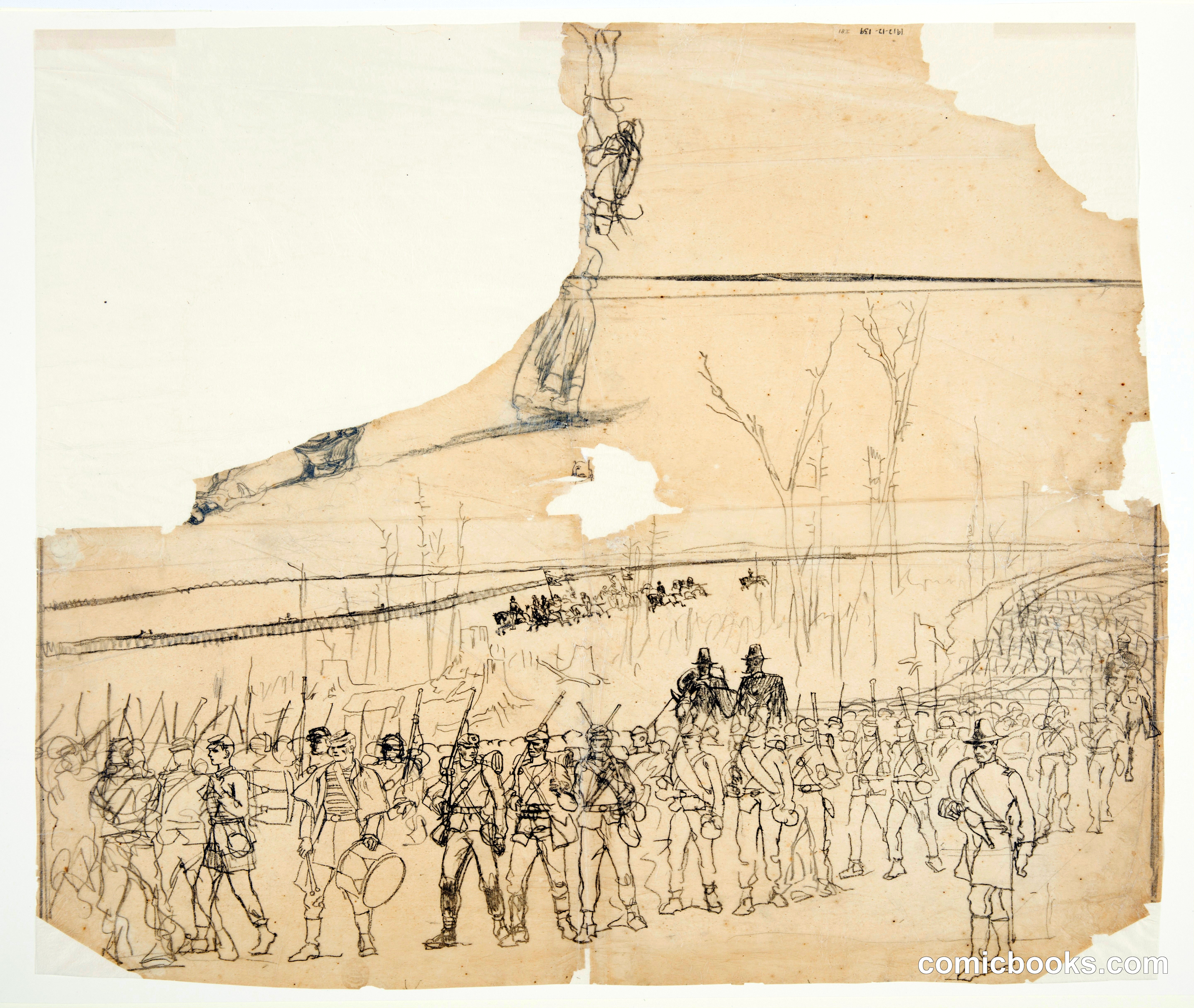 An Infantry Column on the March