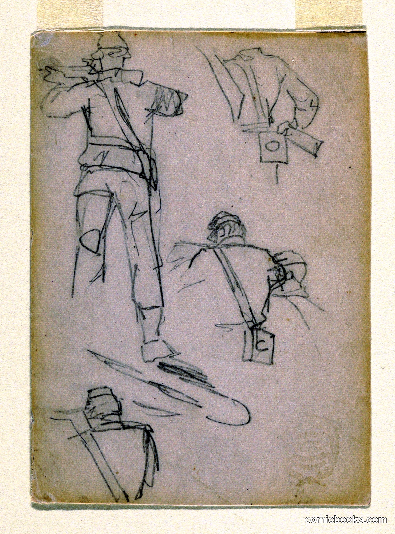Study of Soldiers Taking Aim