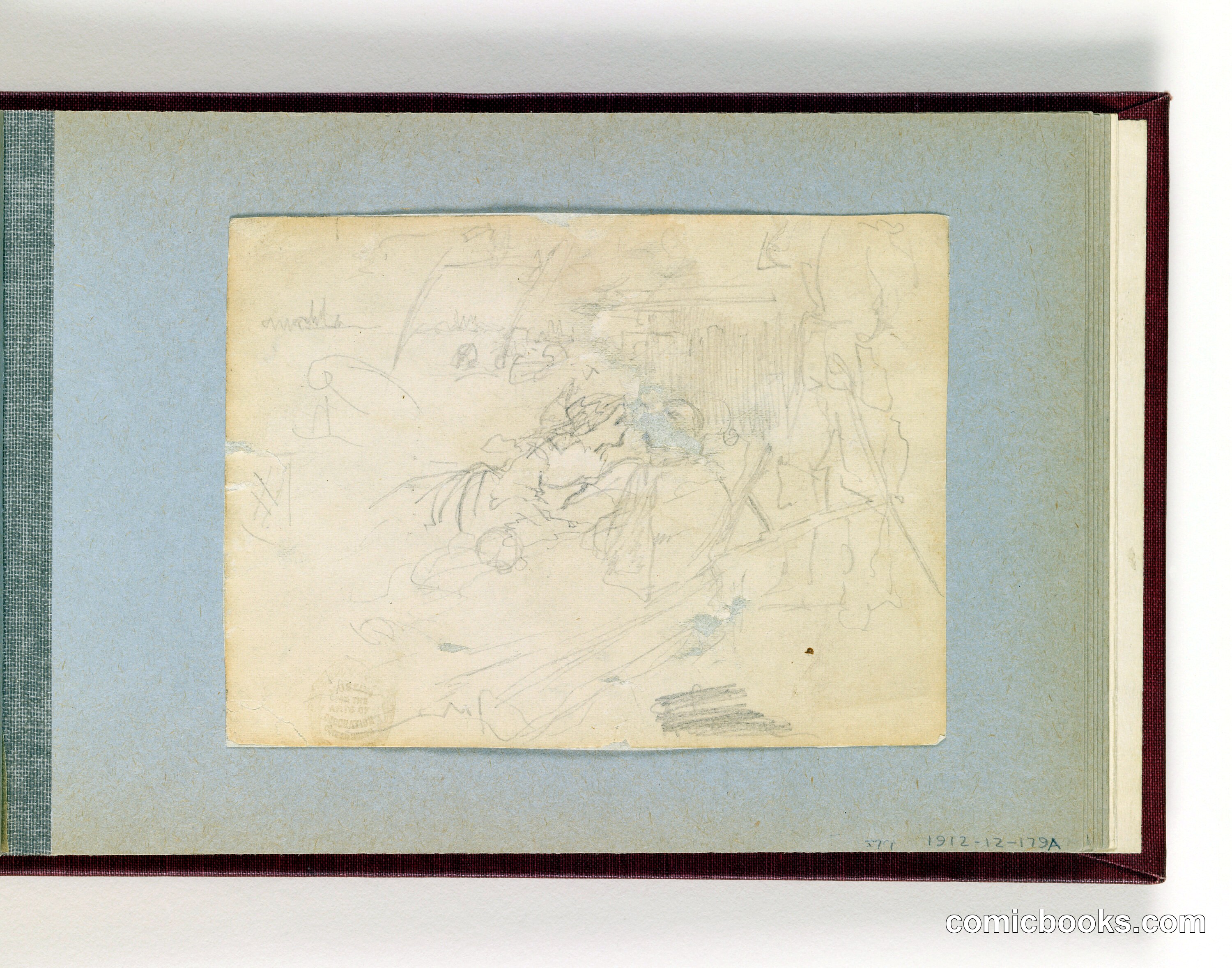 Study for 'Wounded Soldier'