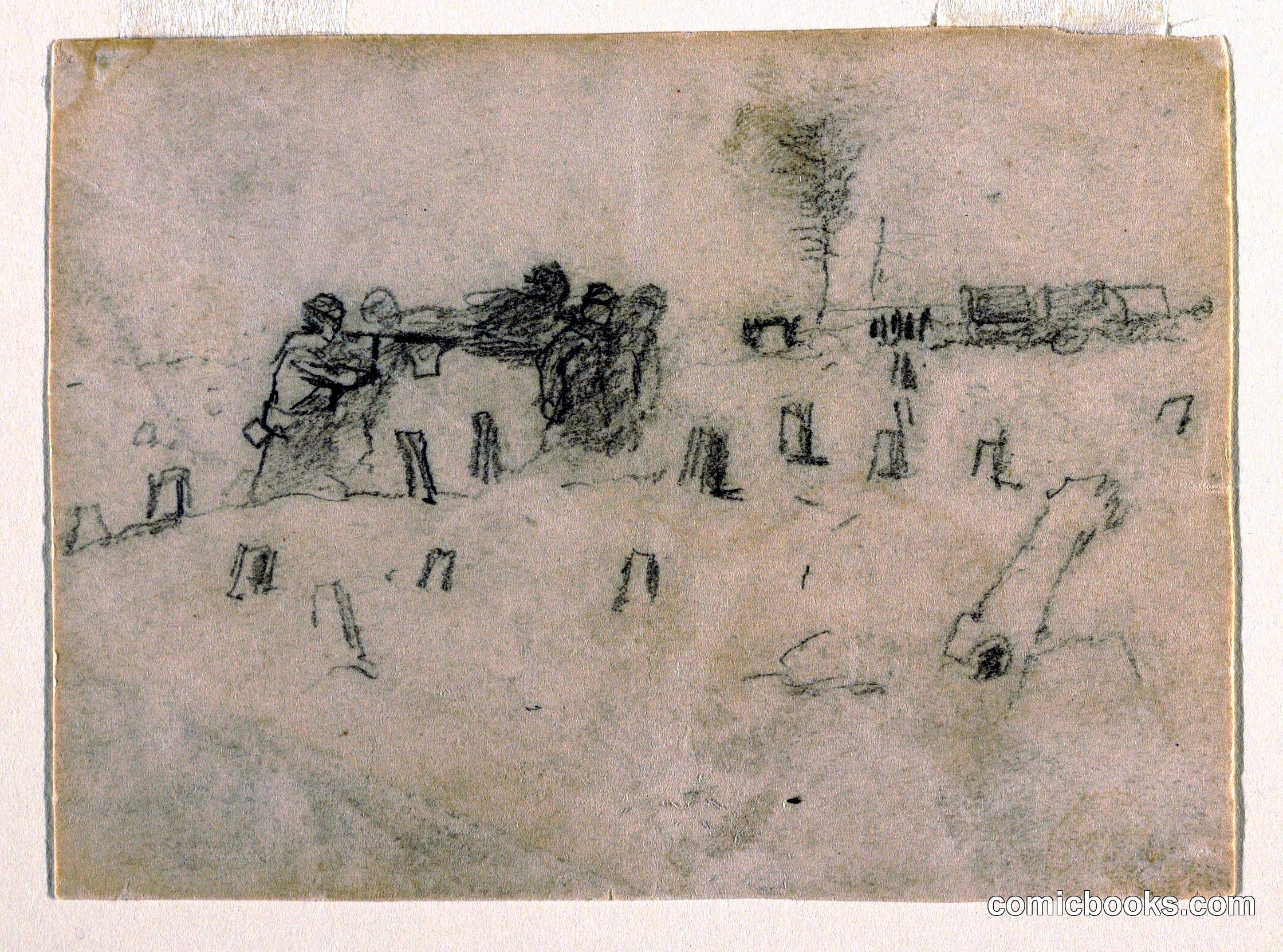 Stretcher Bearers Carrying a Soldier