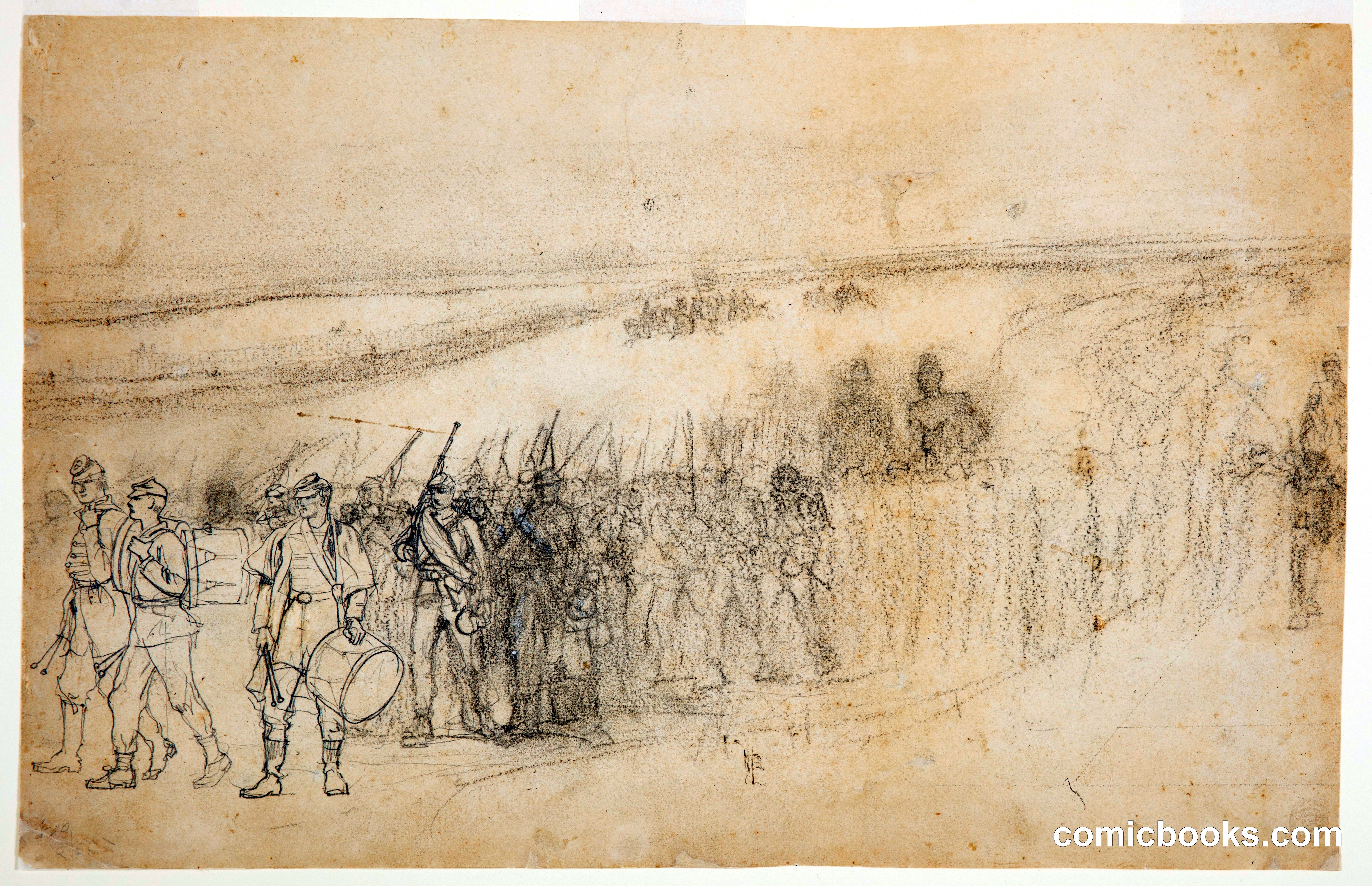 Marching Infantry Column