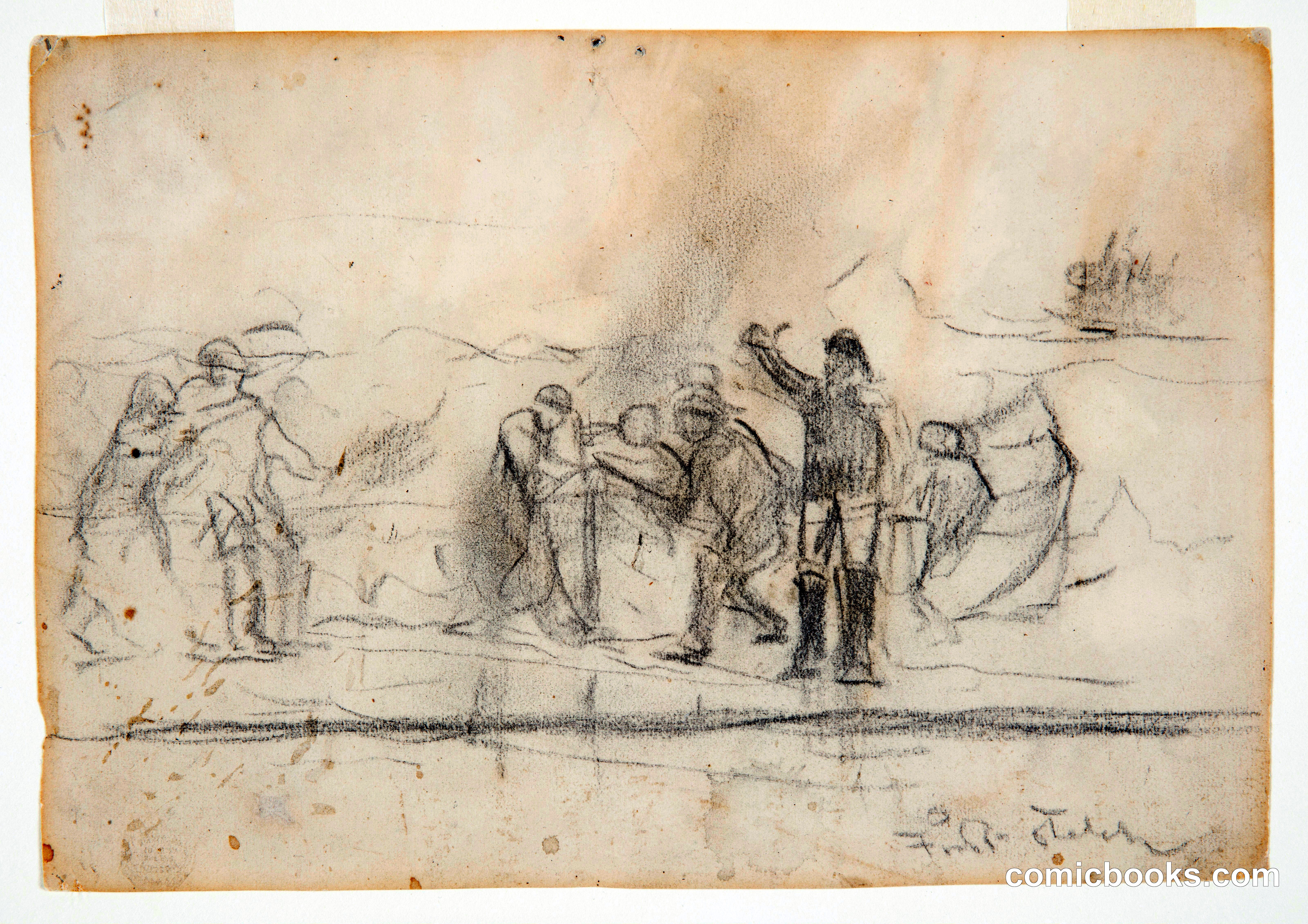 First Sketch for 'The Wreck'