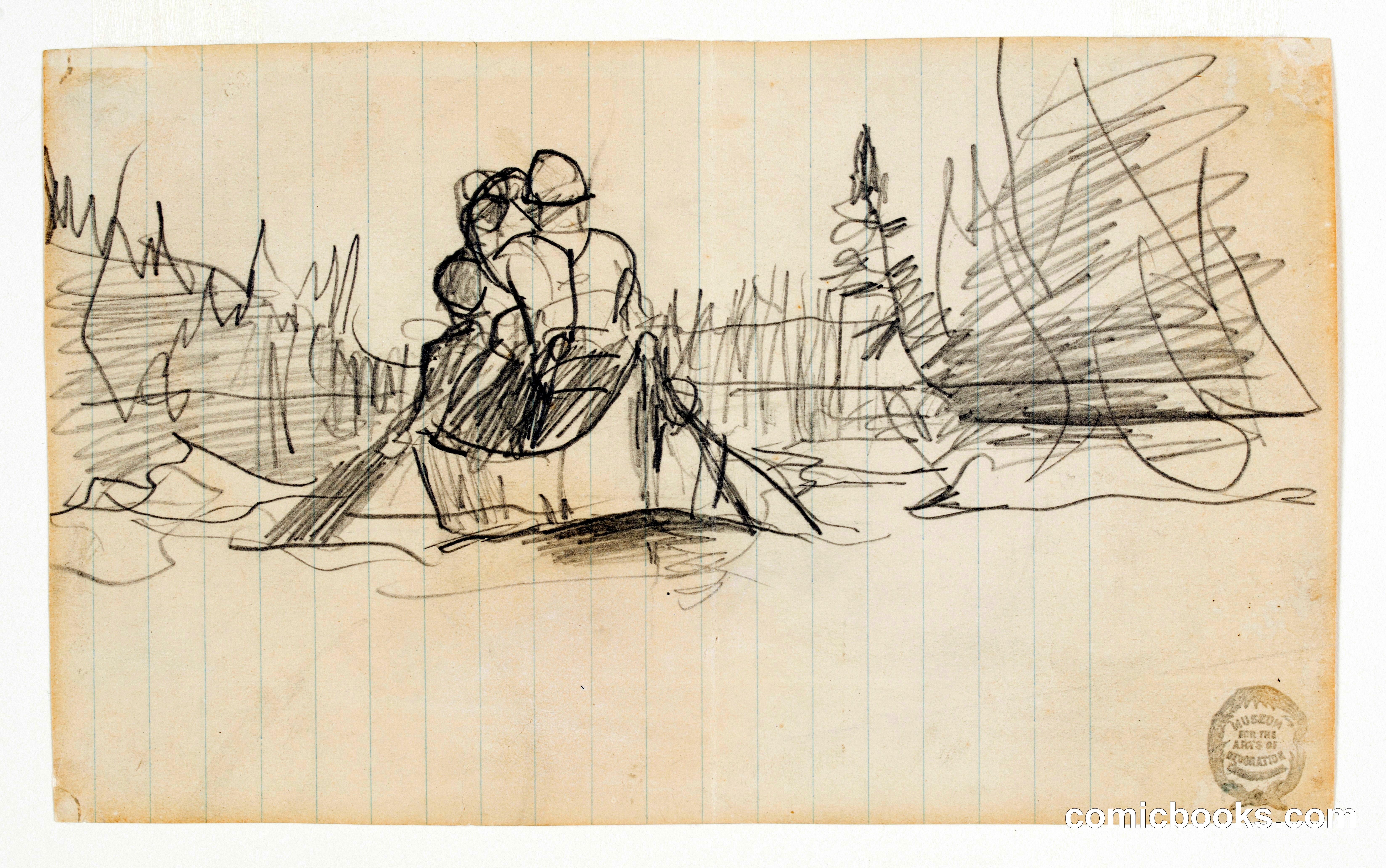 Two Men in a Canoe