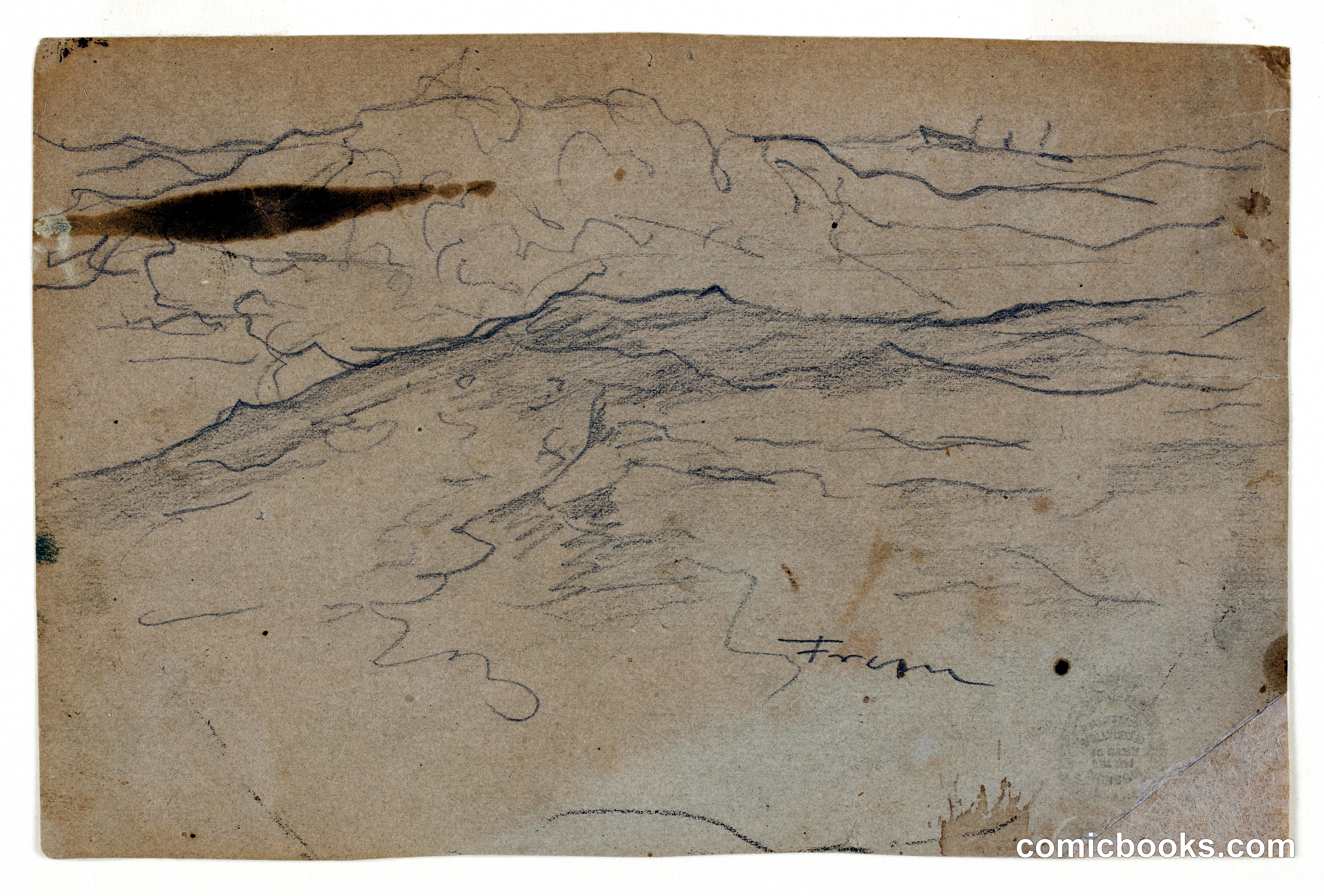 Study for Breezing Up (A Fair Wind)