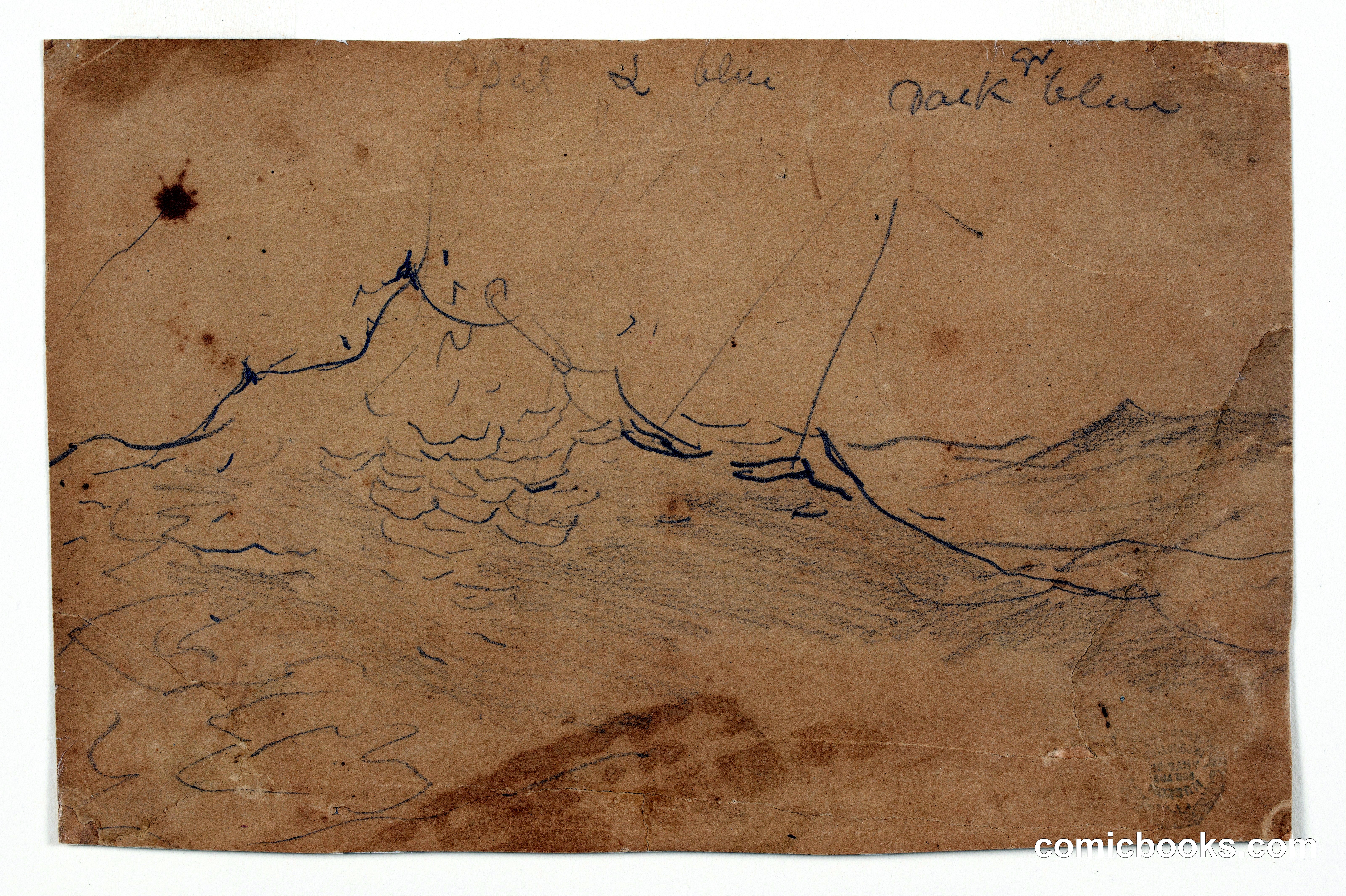 Study for Breezing Up (A Fair Wind)