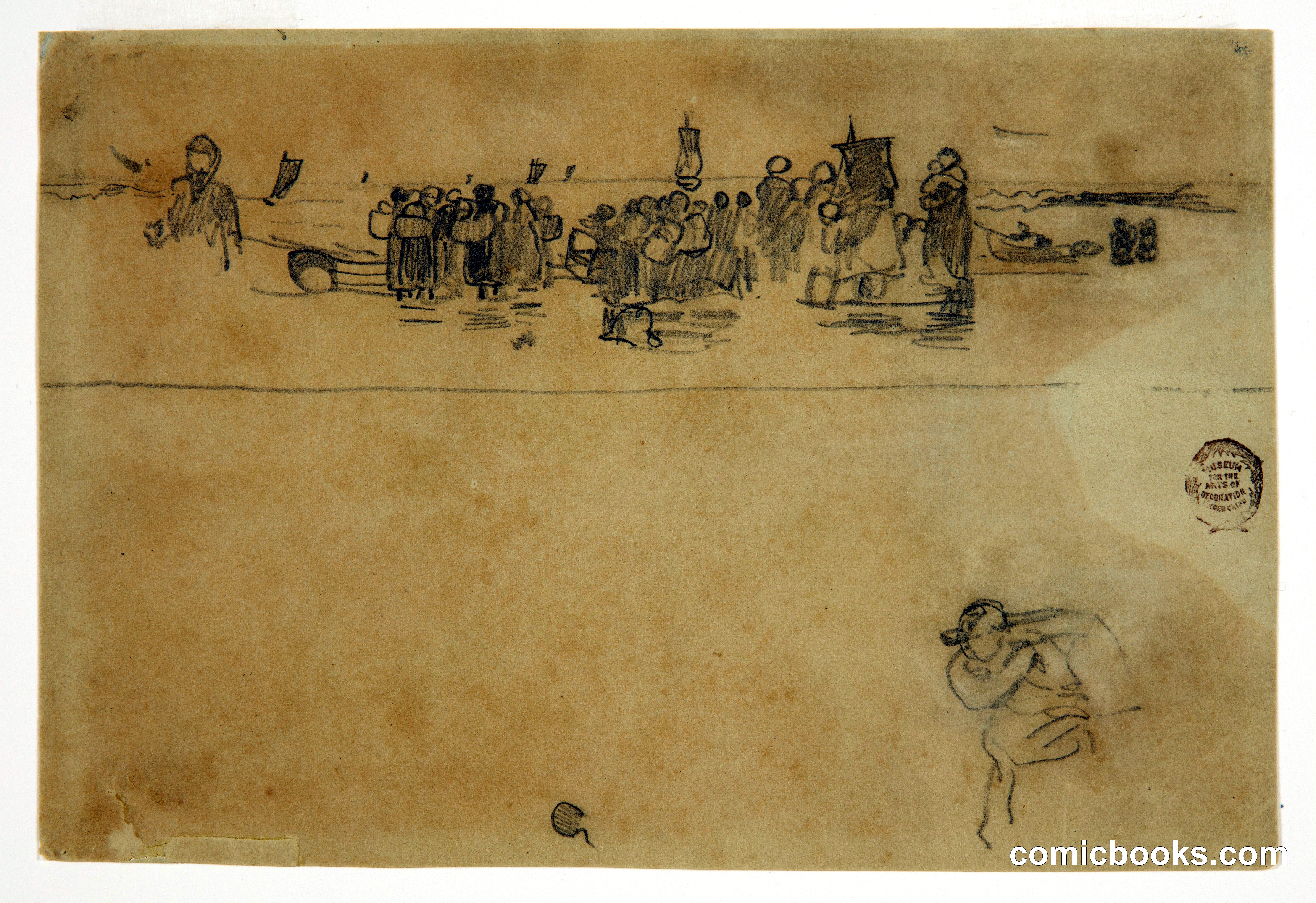 Groups of Women at Beach, Cullercoats, England