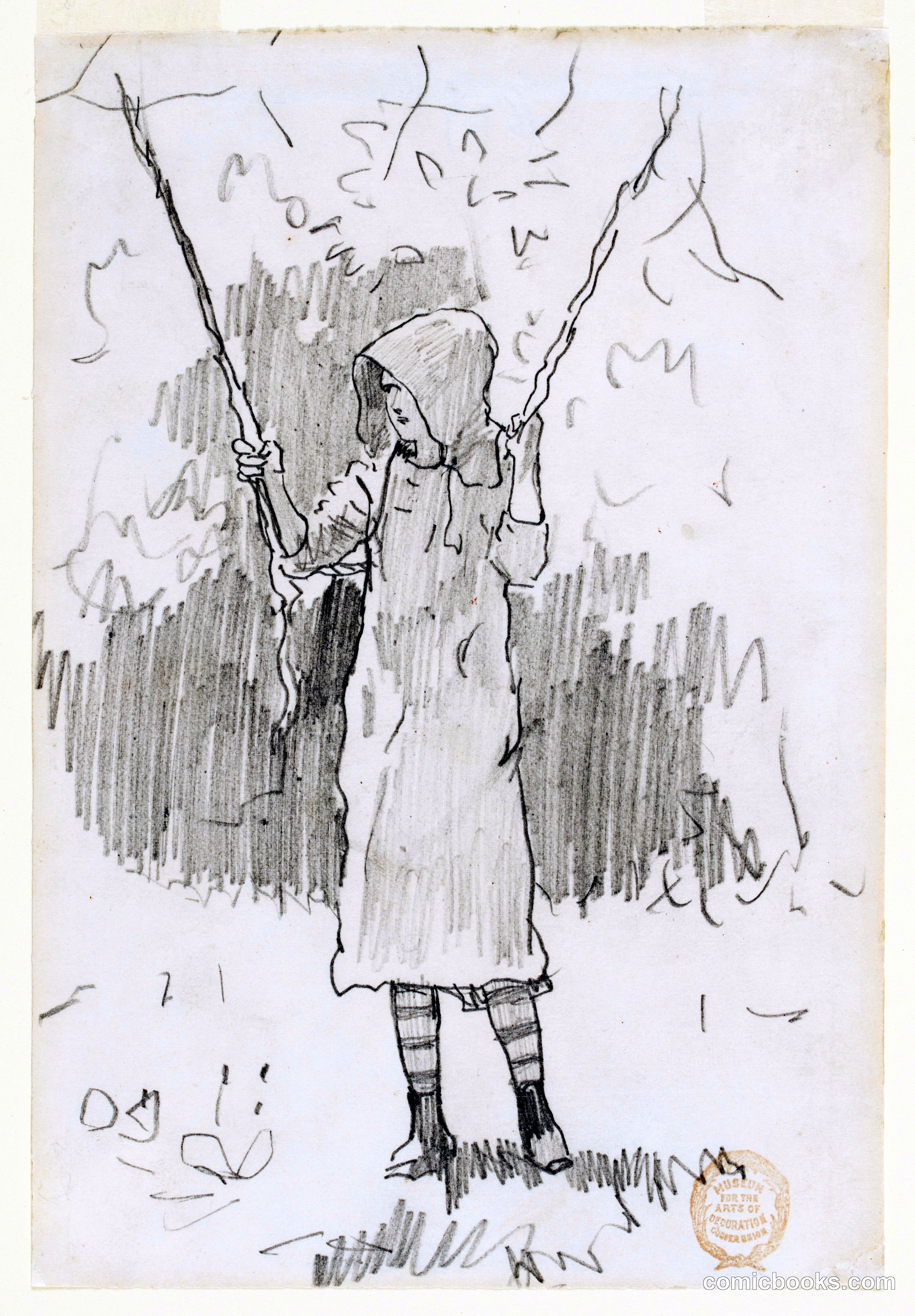 Girl on a Swing