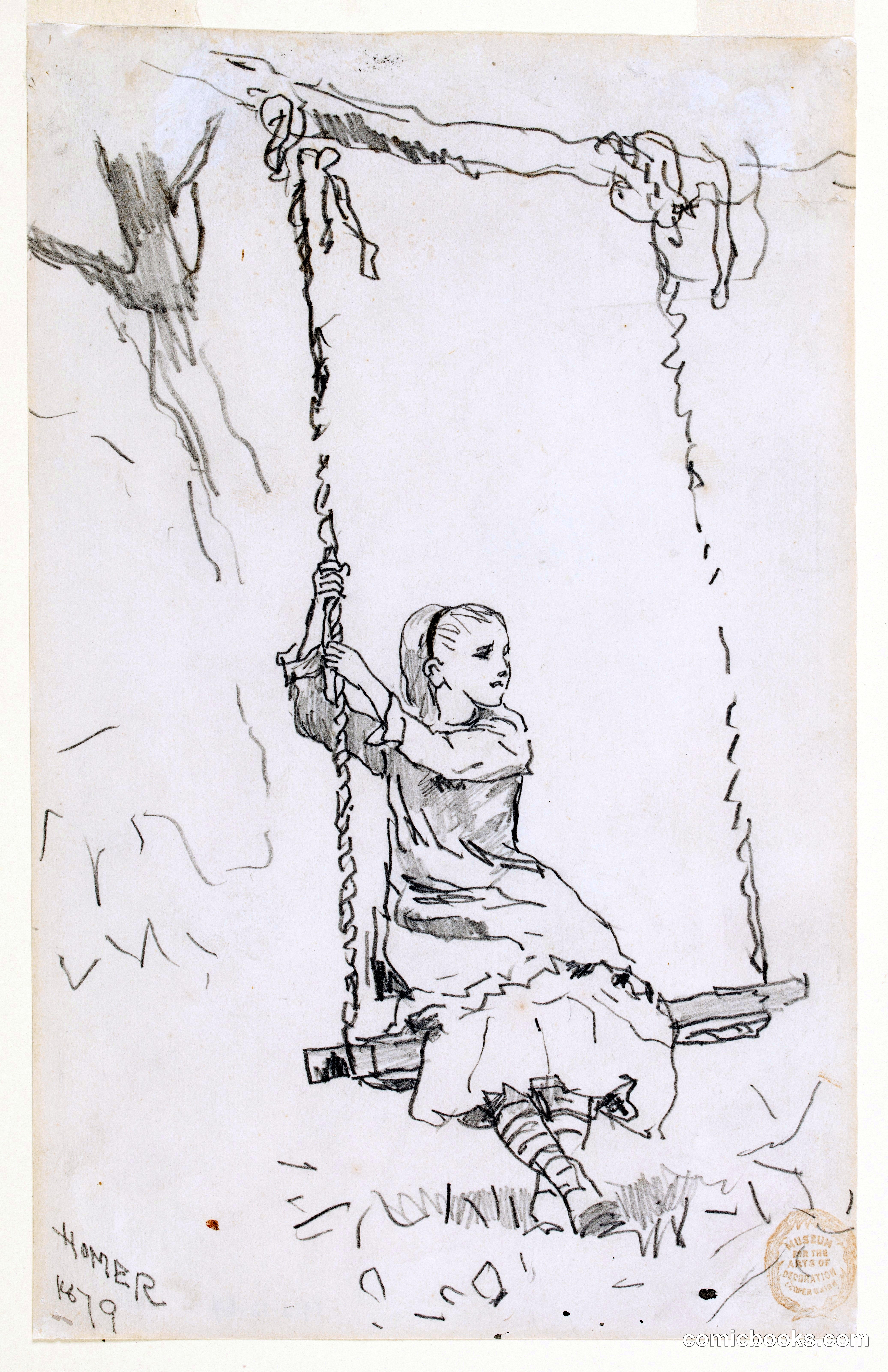 Girl on a Swing