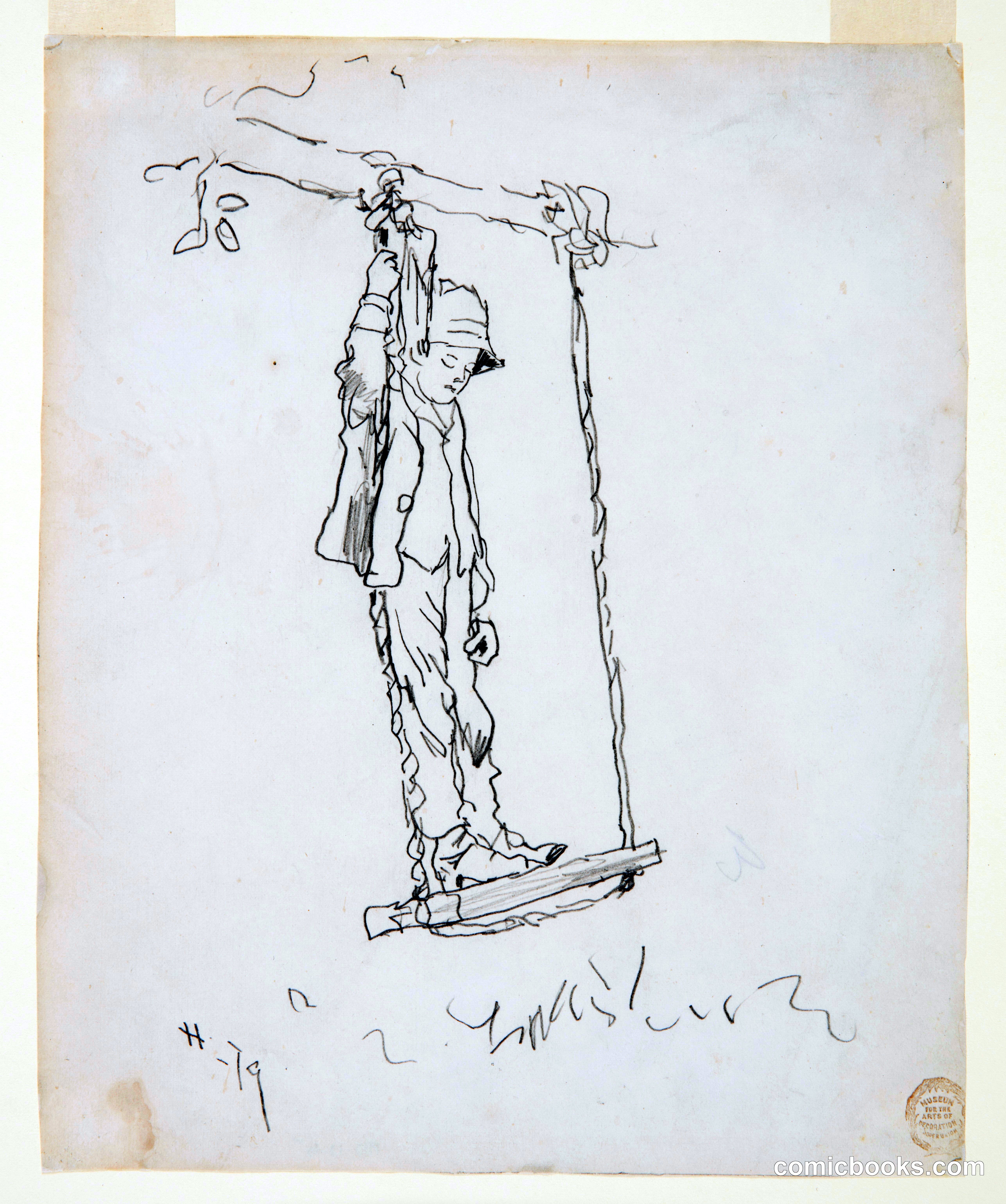 Boy on a Swing