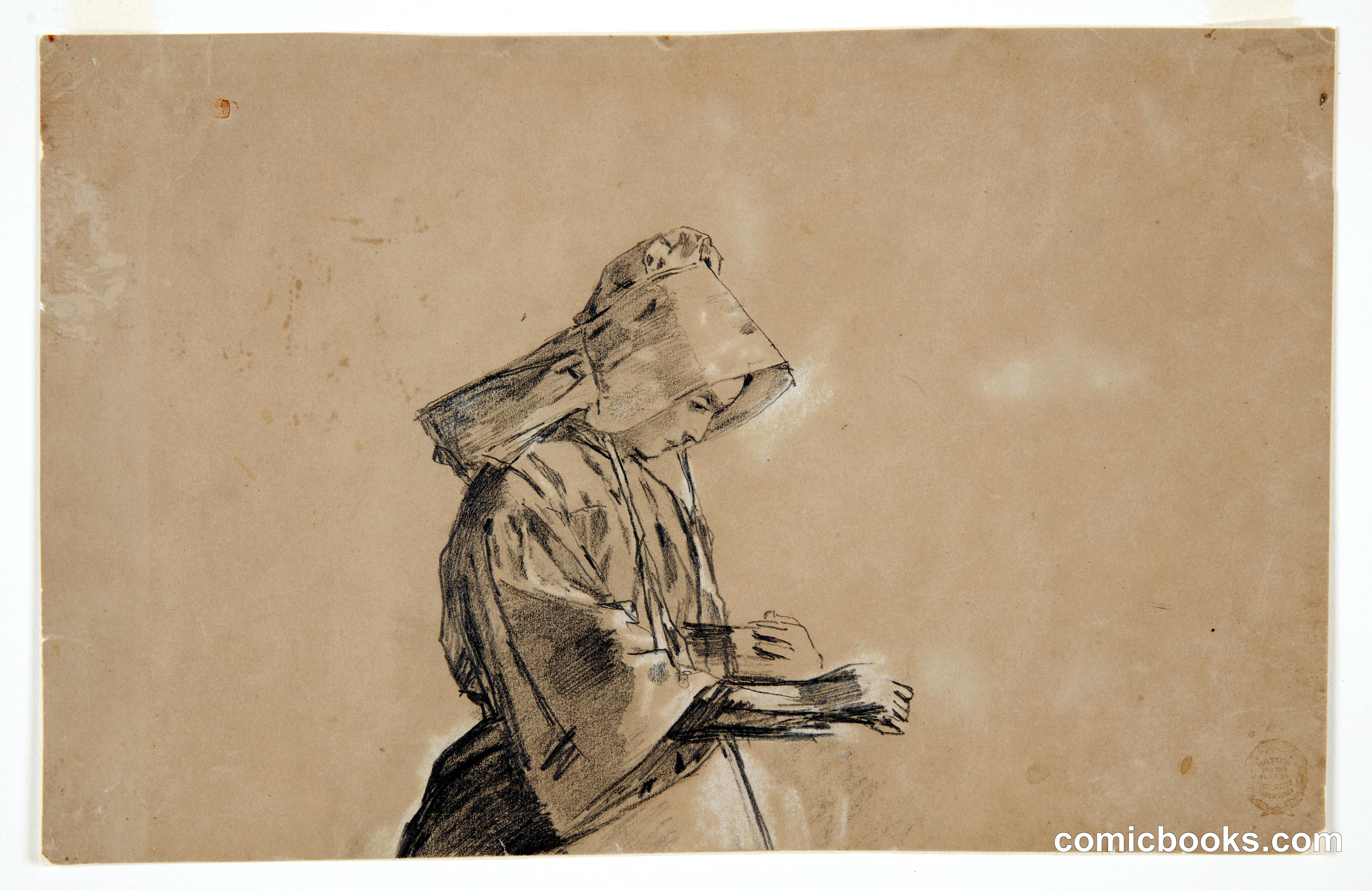 Woman in a Sunbonnet