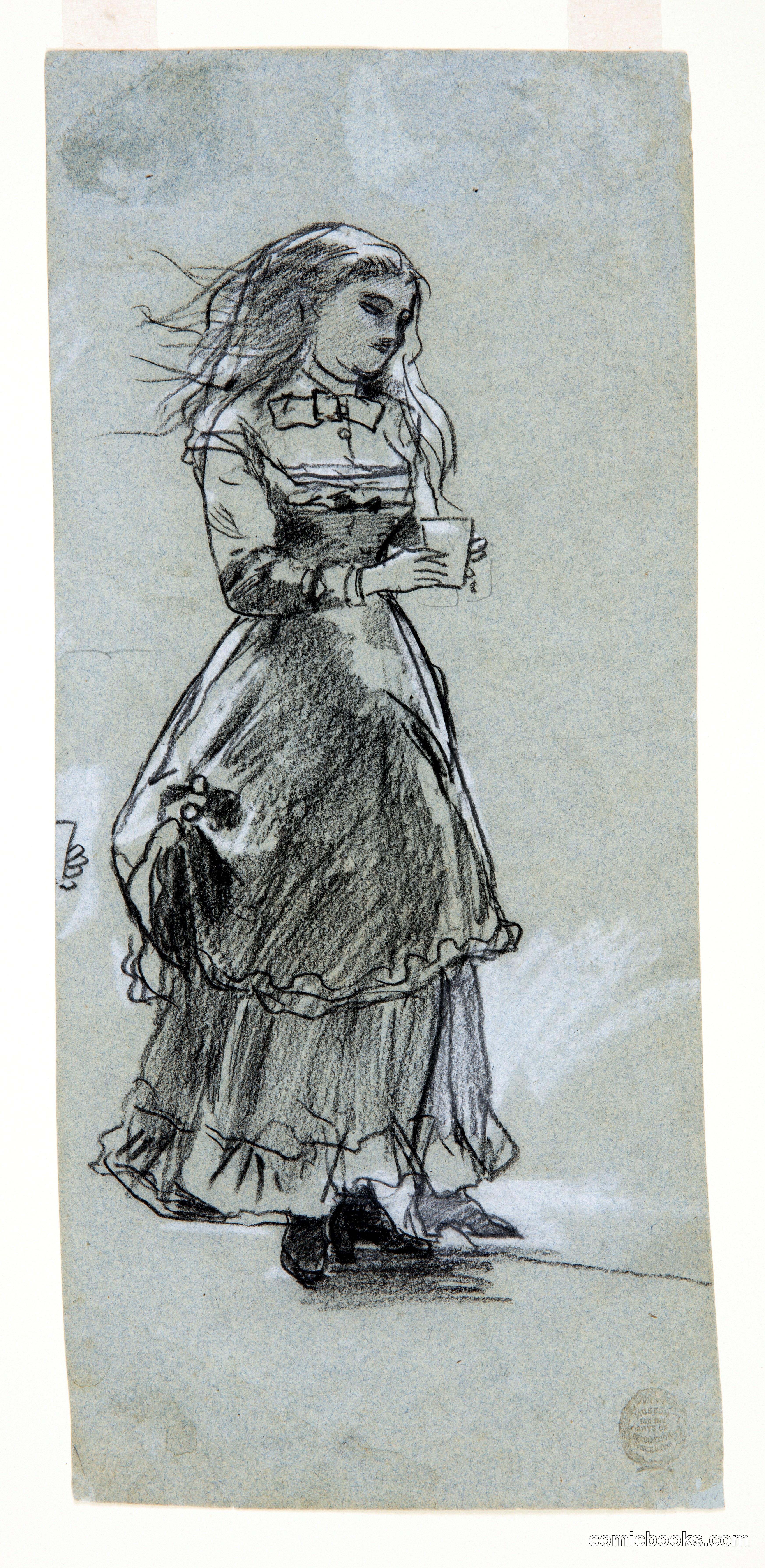 Girl Holding a Drinking Glass
