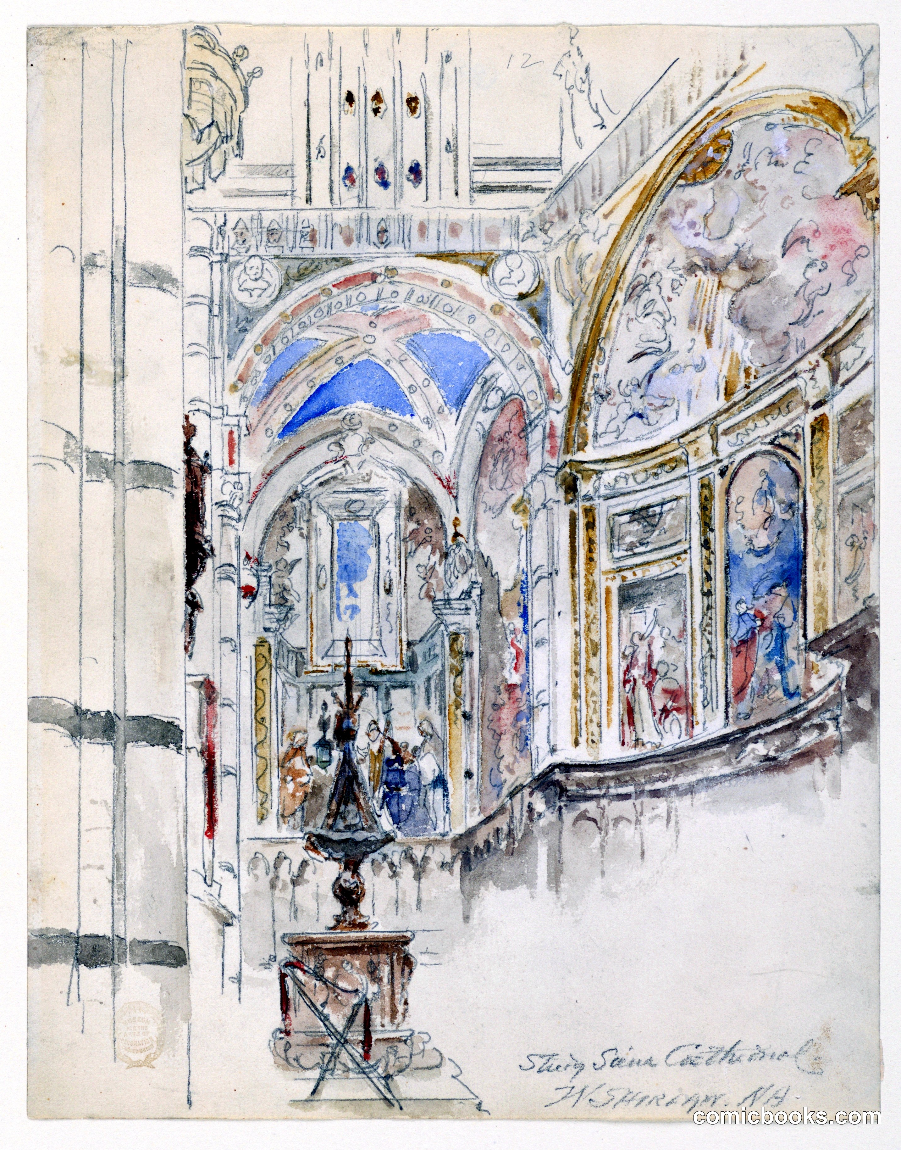 Study of Siena Cathedral