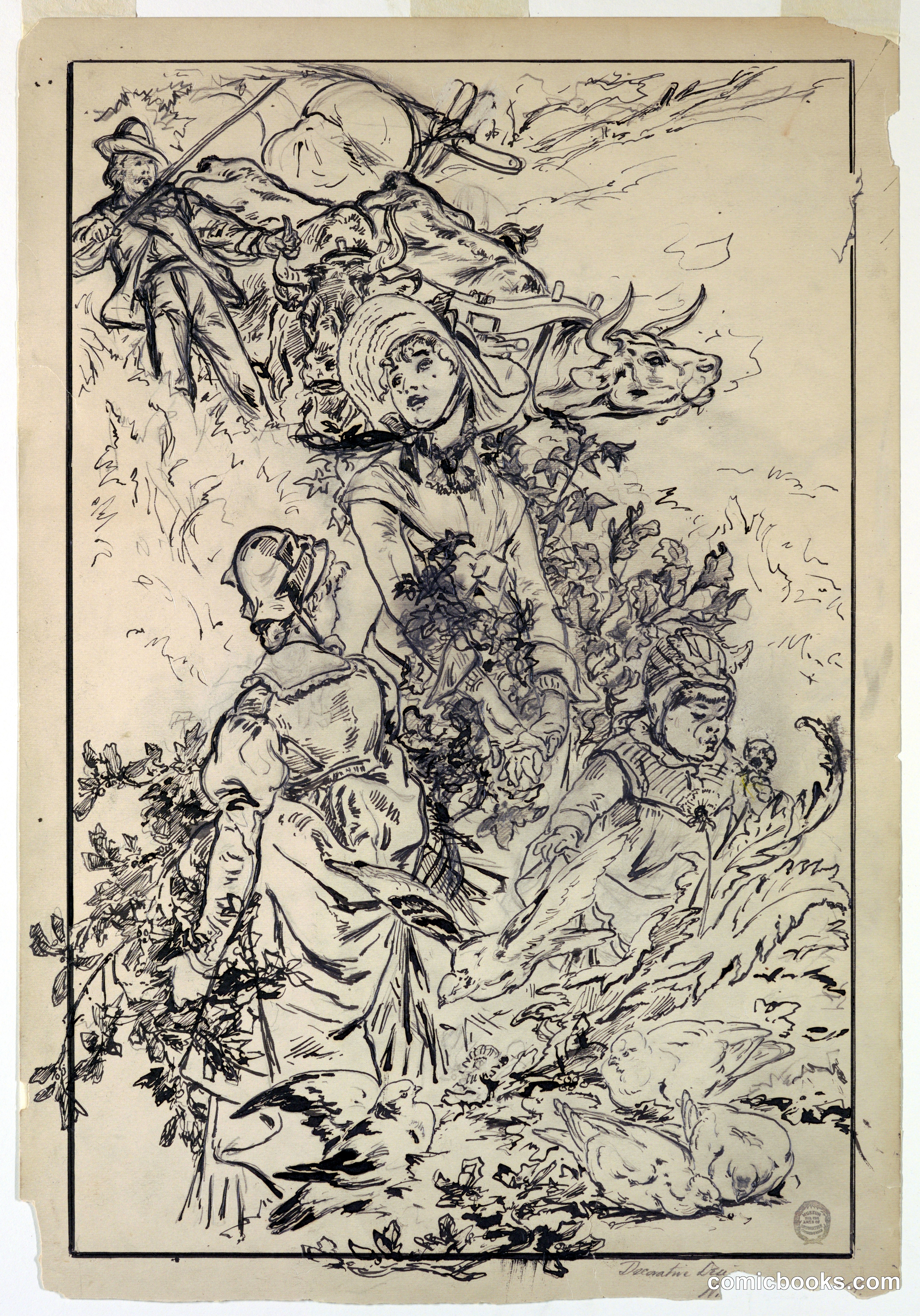 In the Mountains (Decorative Design)