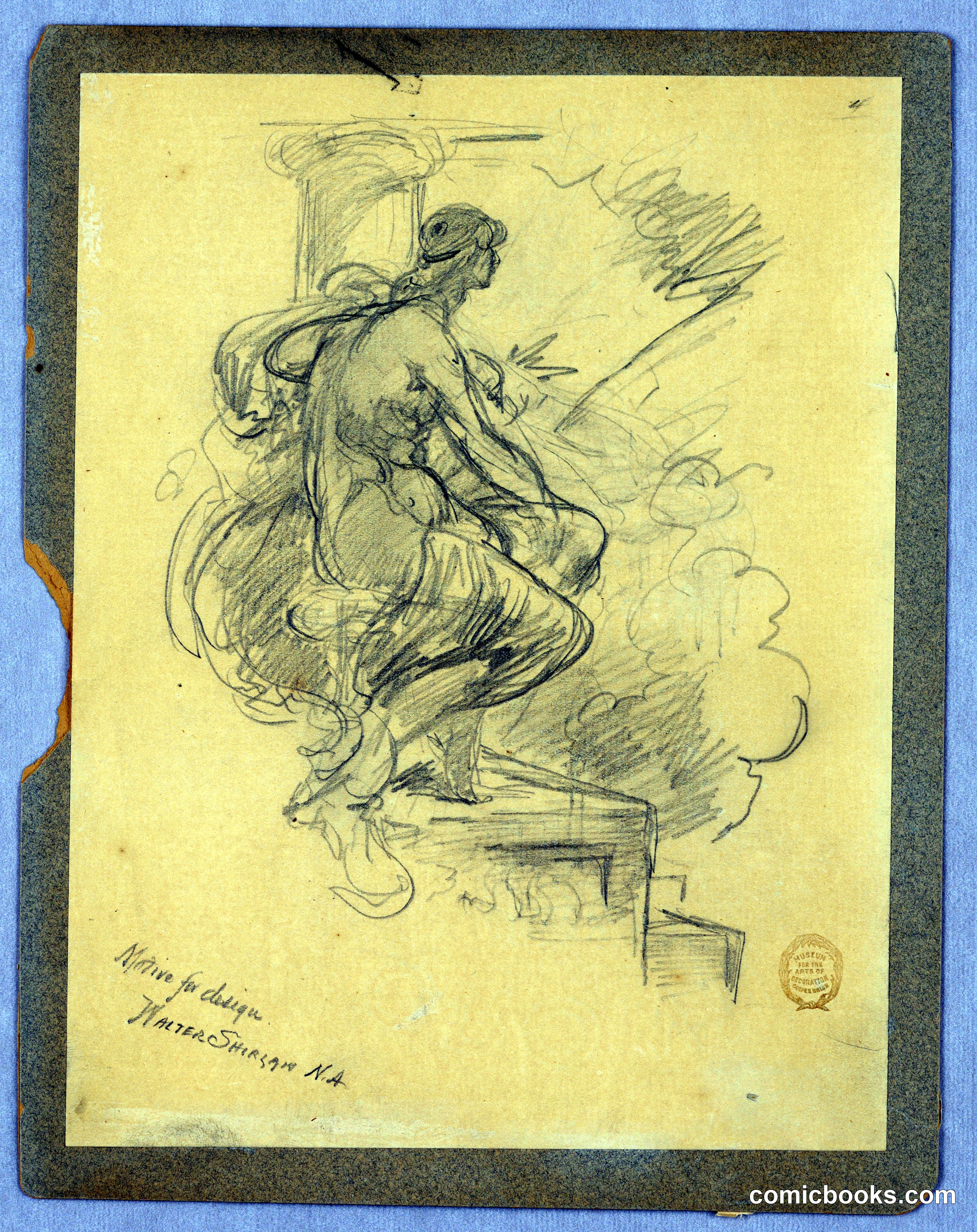 Seated Woman (Motif for Design)