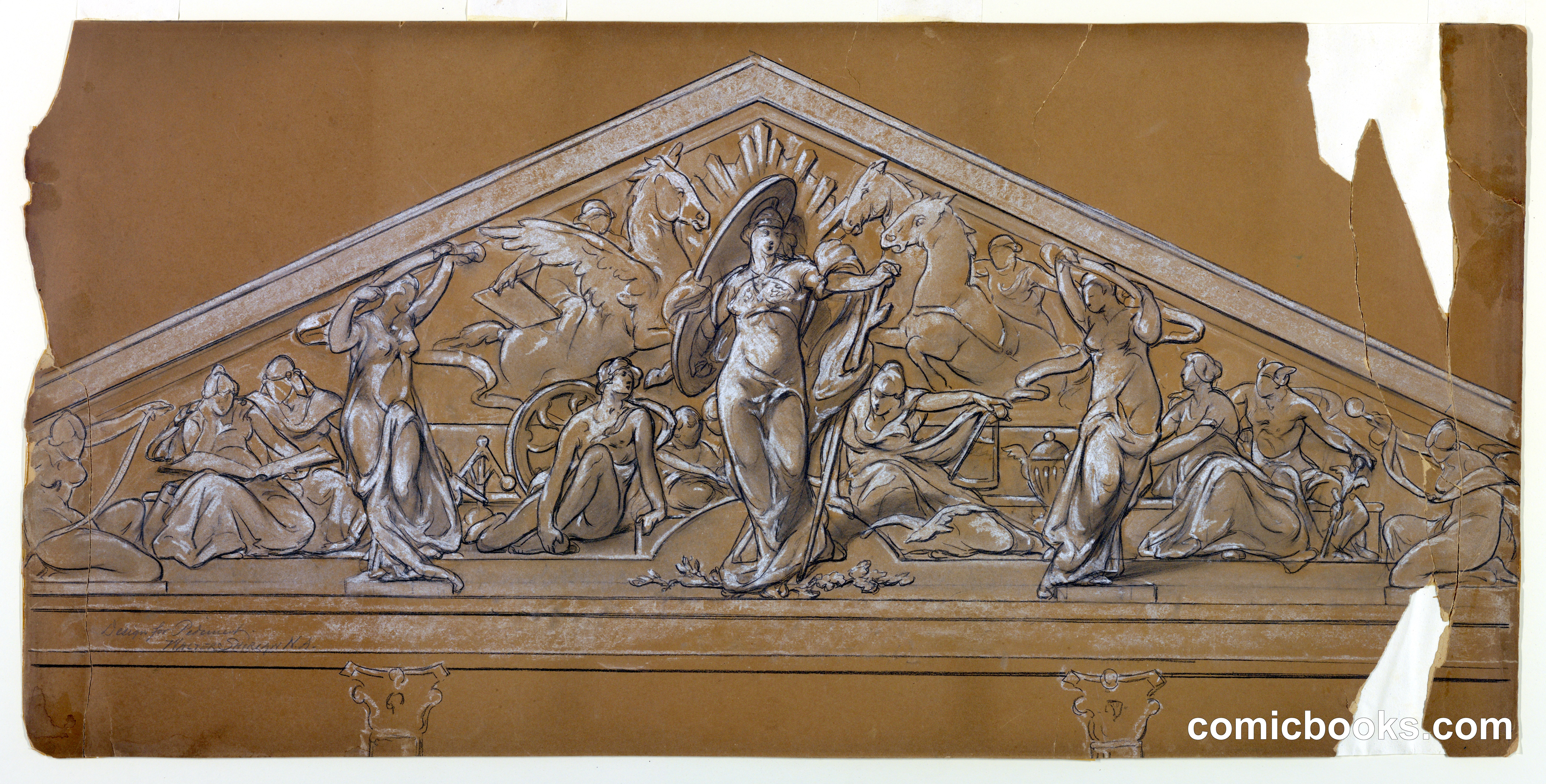 Industry and Commerce (Design for Pediment)