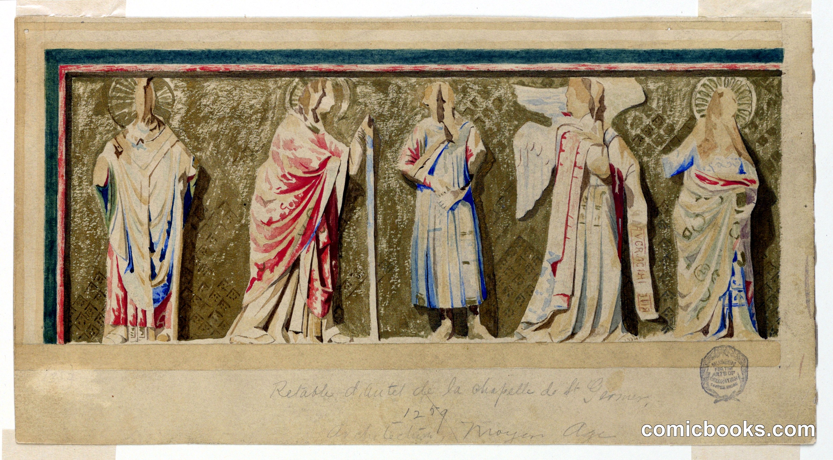 Study of Altarpiece of Saint-Germer-de-Fly