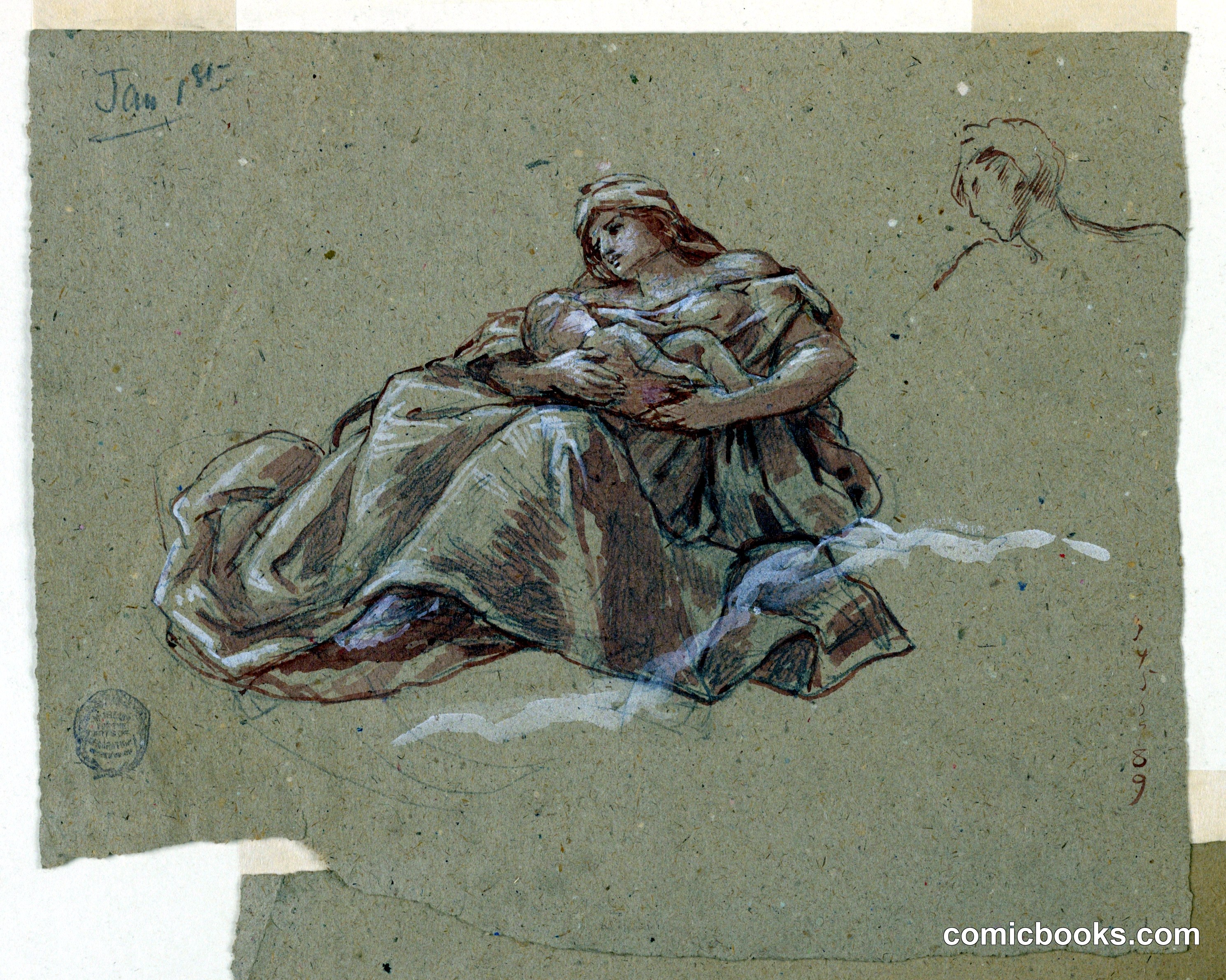 Study for 'Charity,' St. Bartholomew's Church