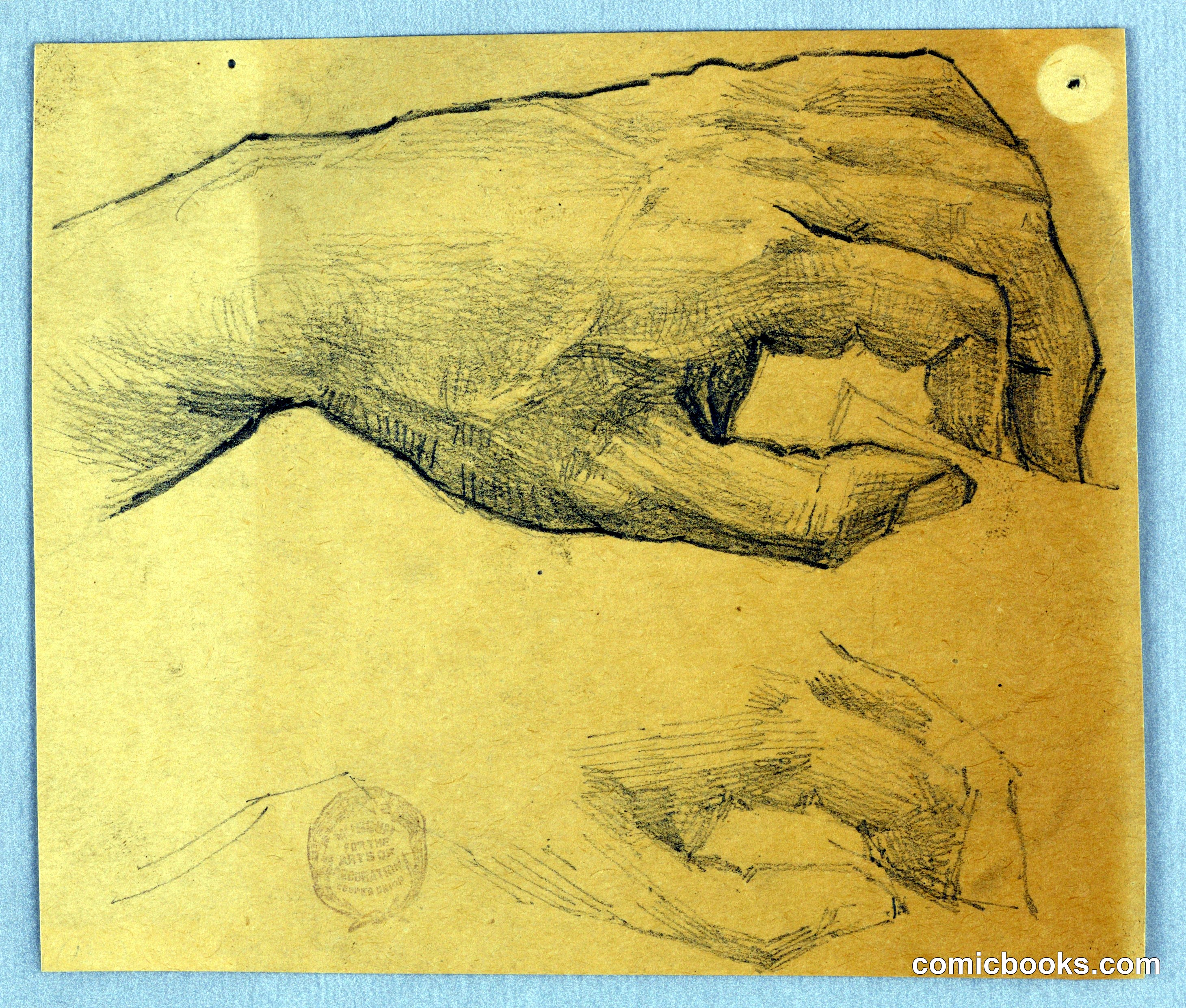Two Studies of a Hand