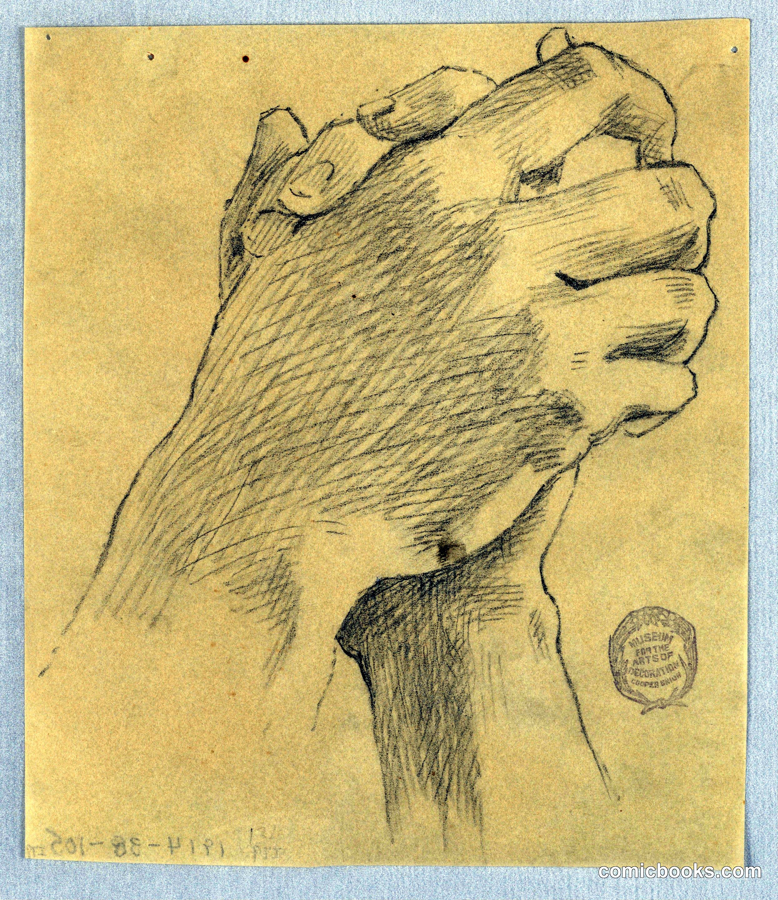 Study of Clasped Hands