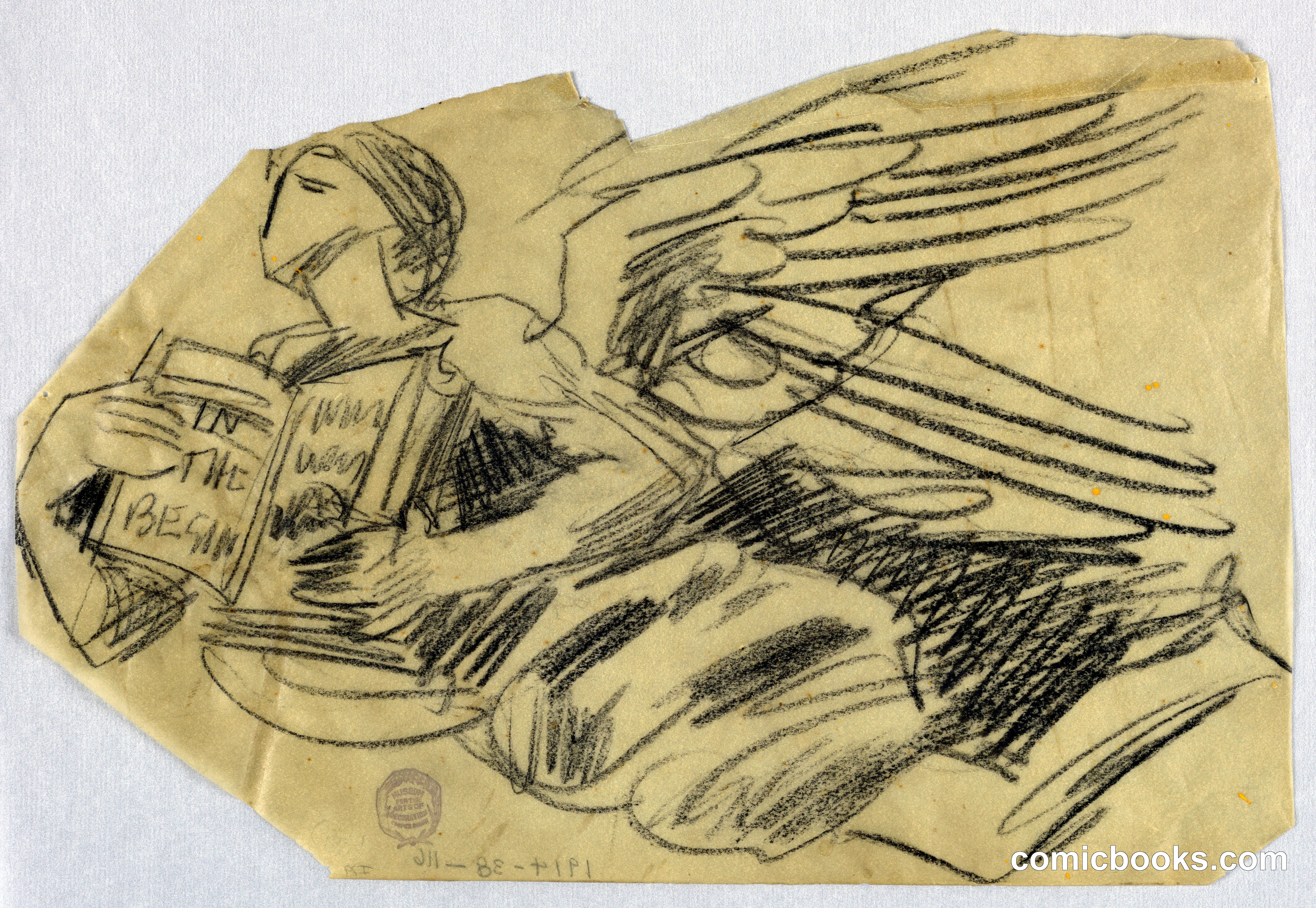 Study of Angel with a Book