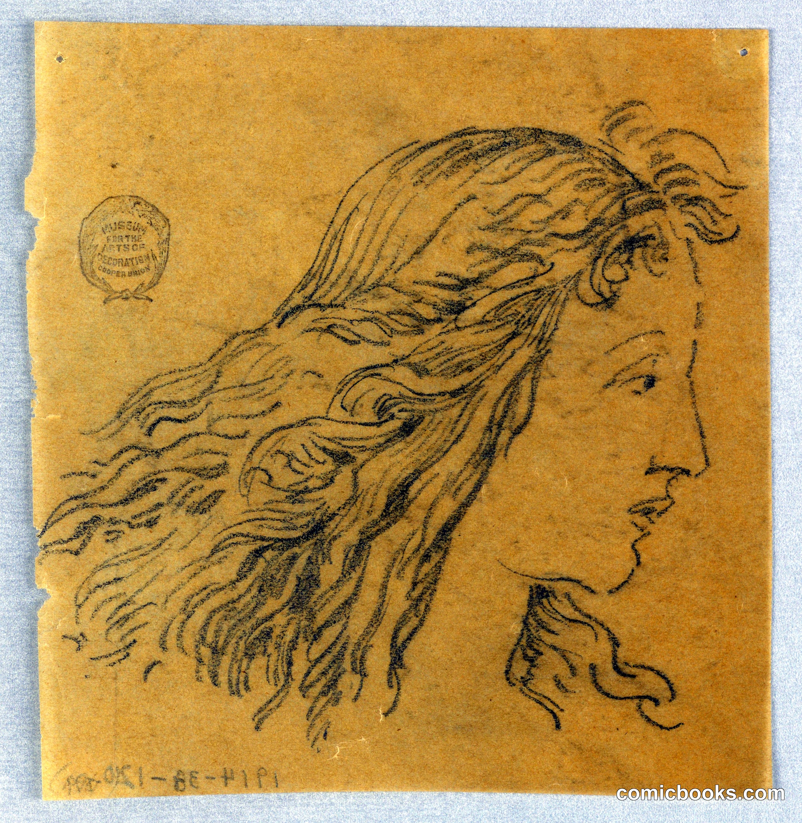 Study of a Woman's Head in Profile
