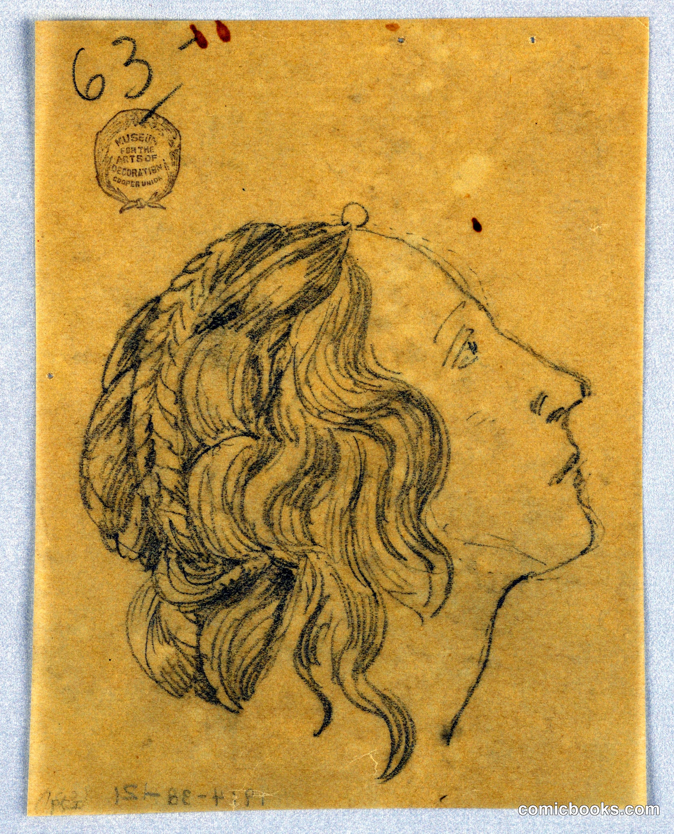 Study of a Woman's Head in Profile