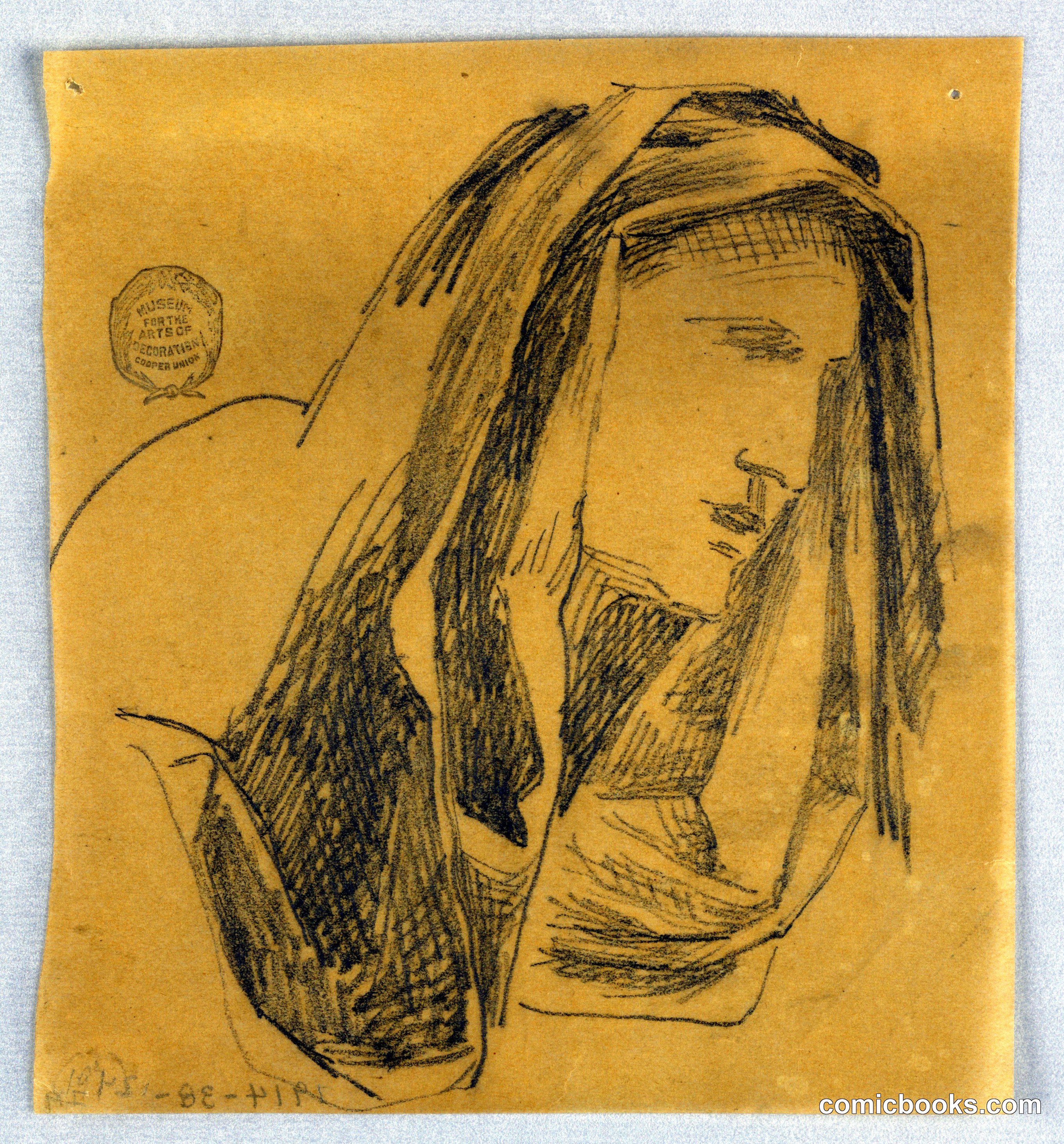 Sketch of Woman's Head