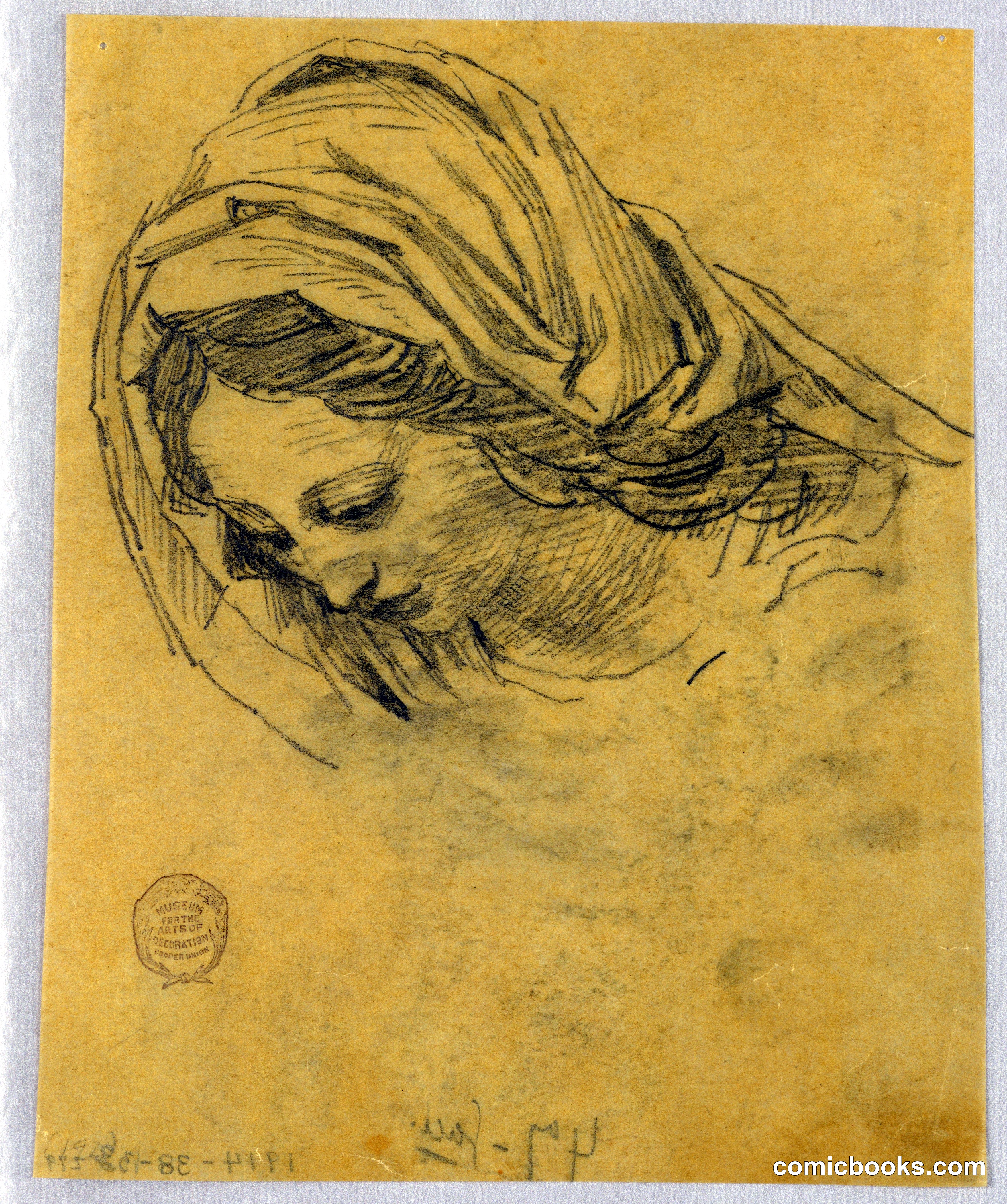 Study for Head of the Madonna