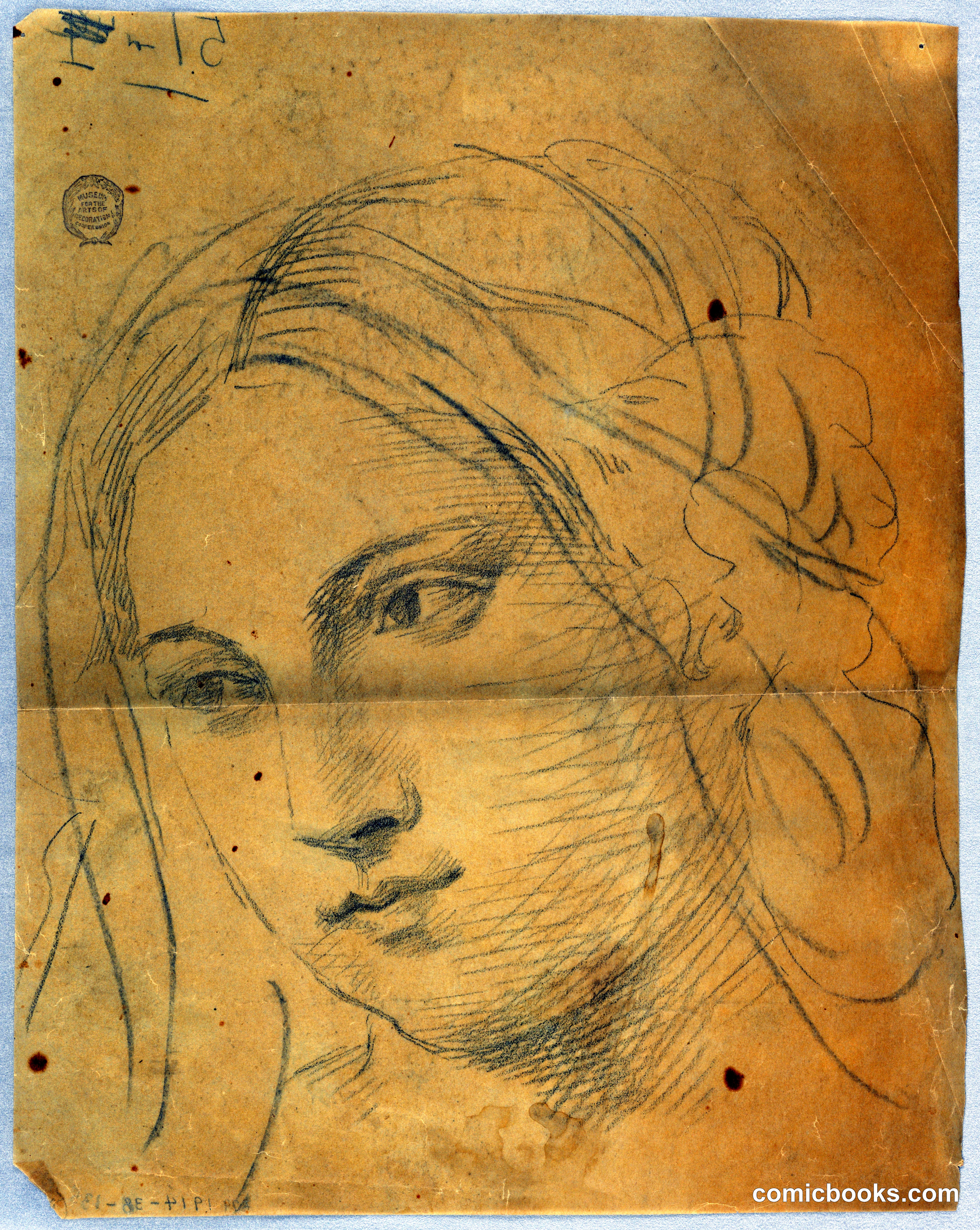 Study of a Woman's Head