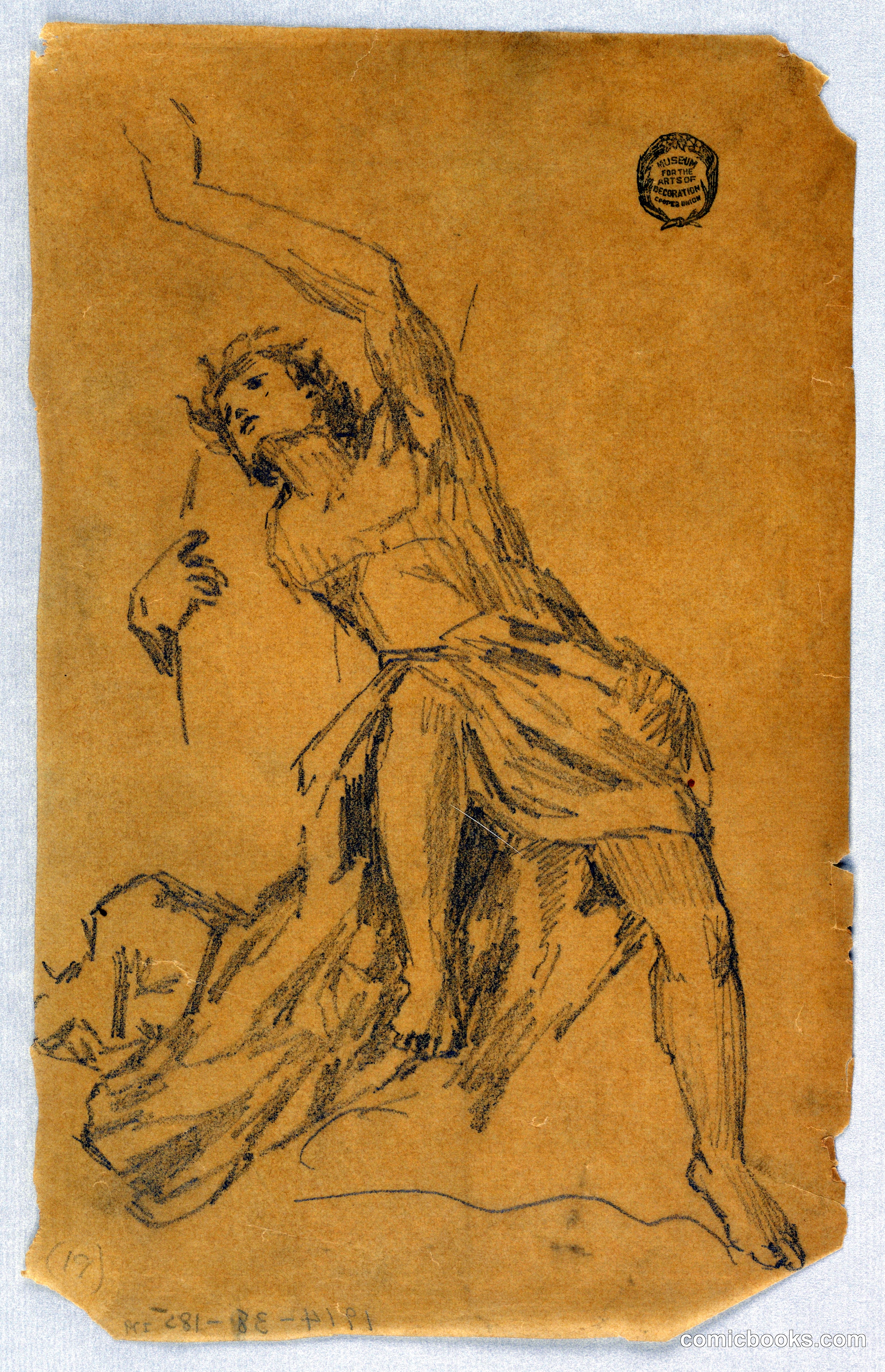 Figure Study with Drapery