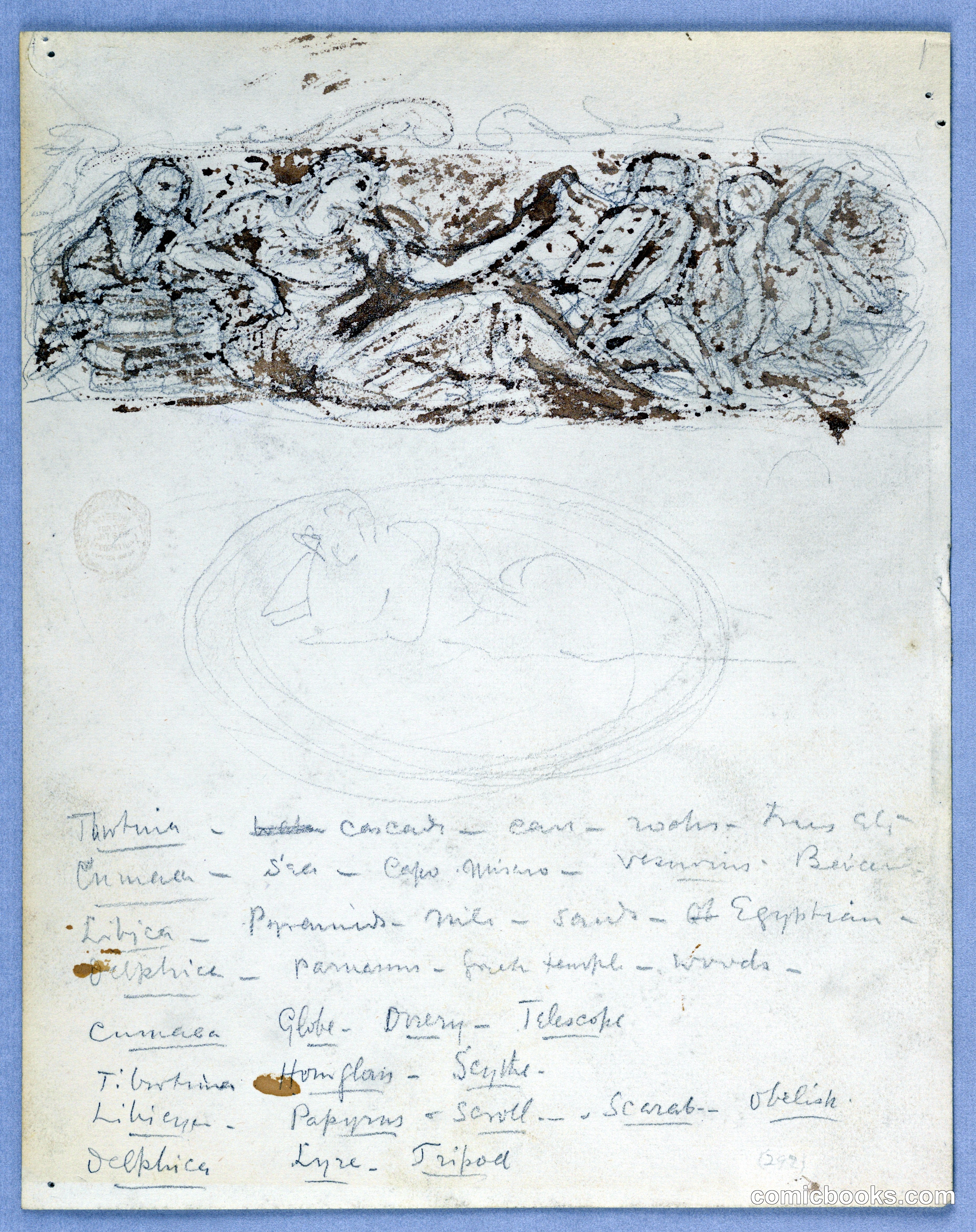 Study for Comic Strip Panel