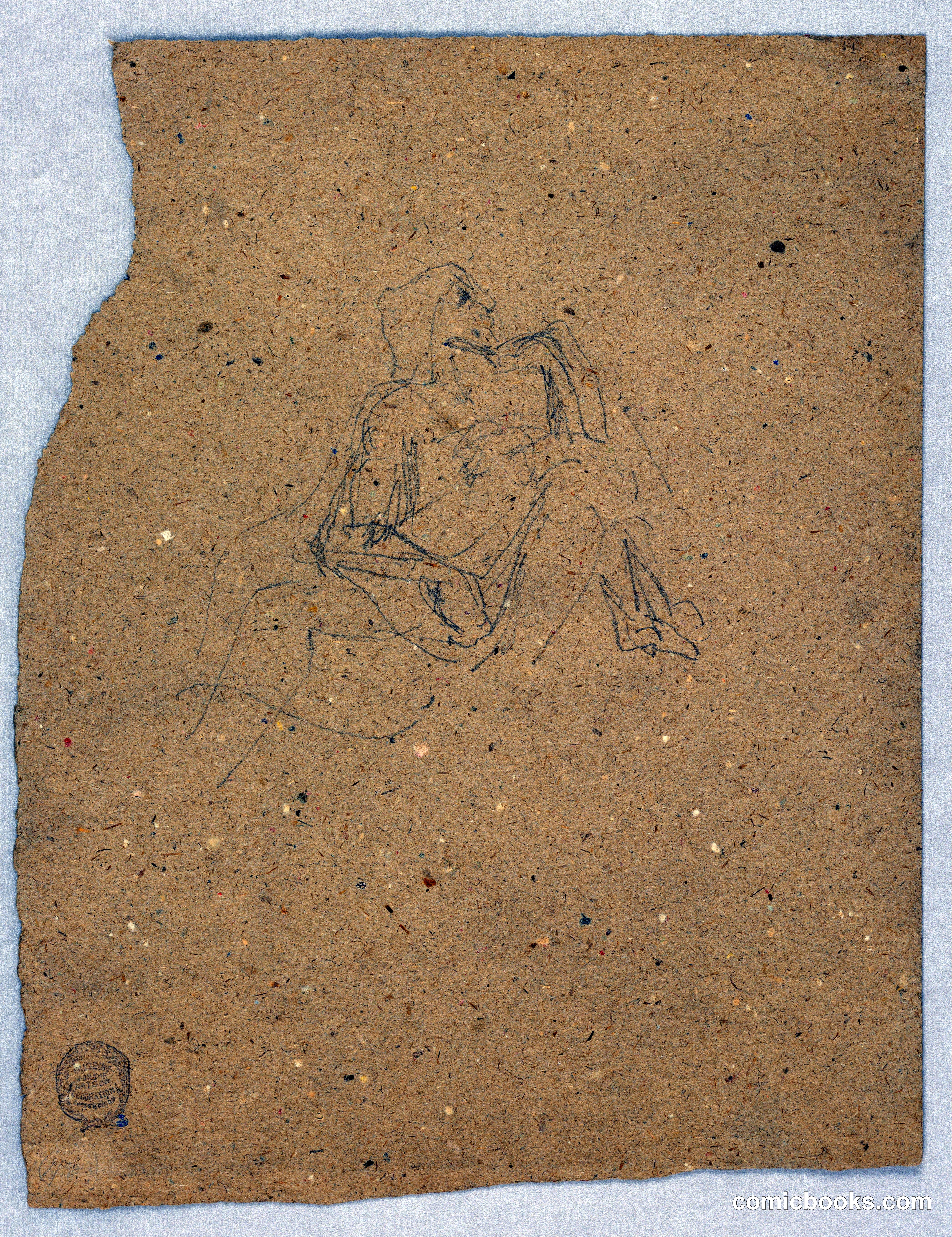 Sketch of Seated Figure