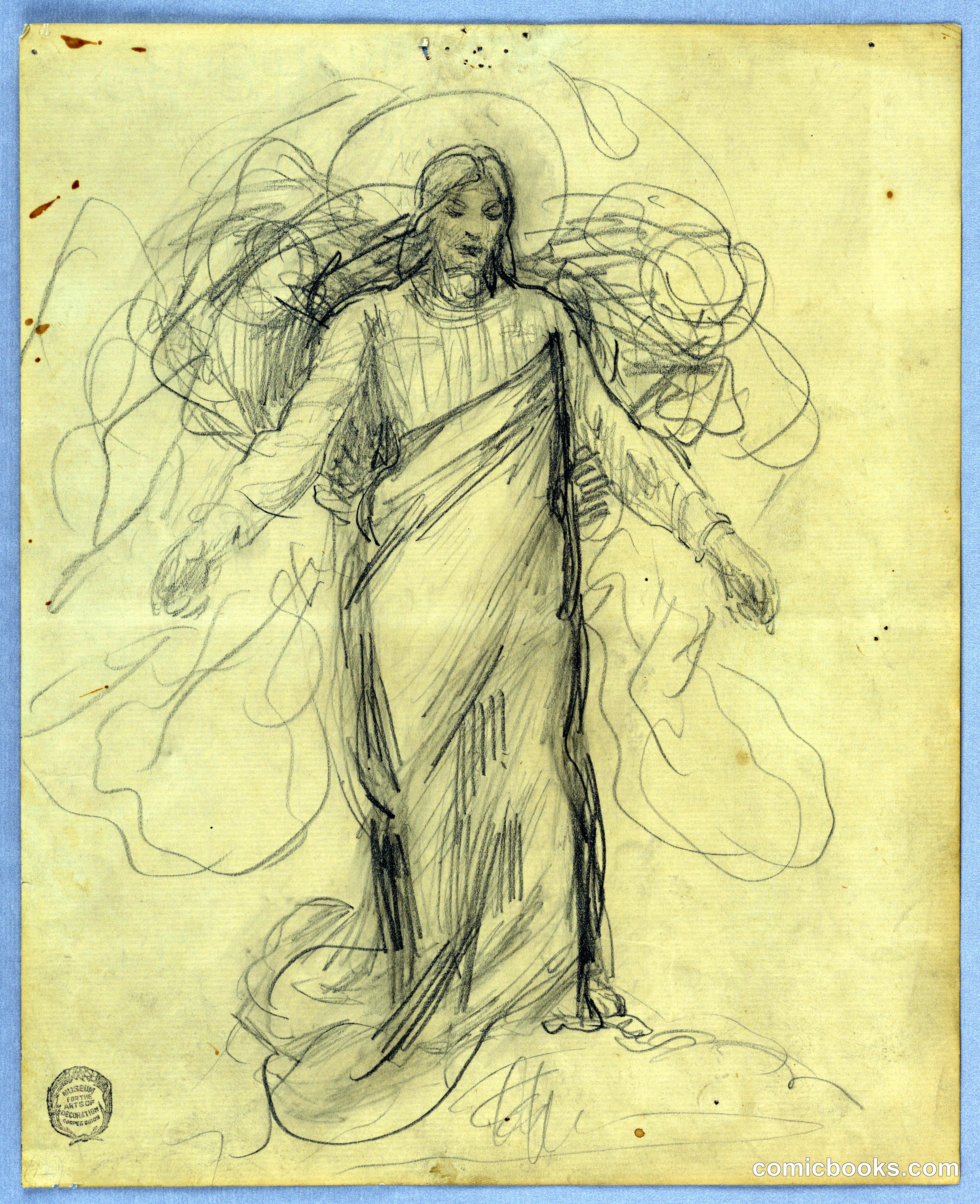 Study for Christ, Chancel of St. Bartholomew, New York