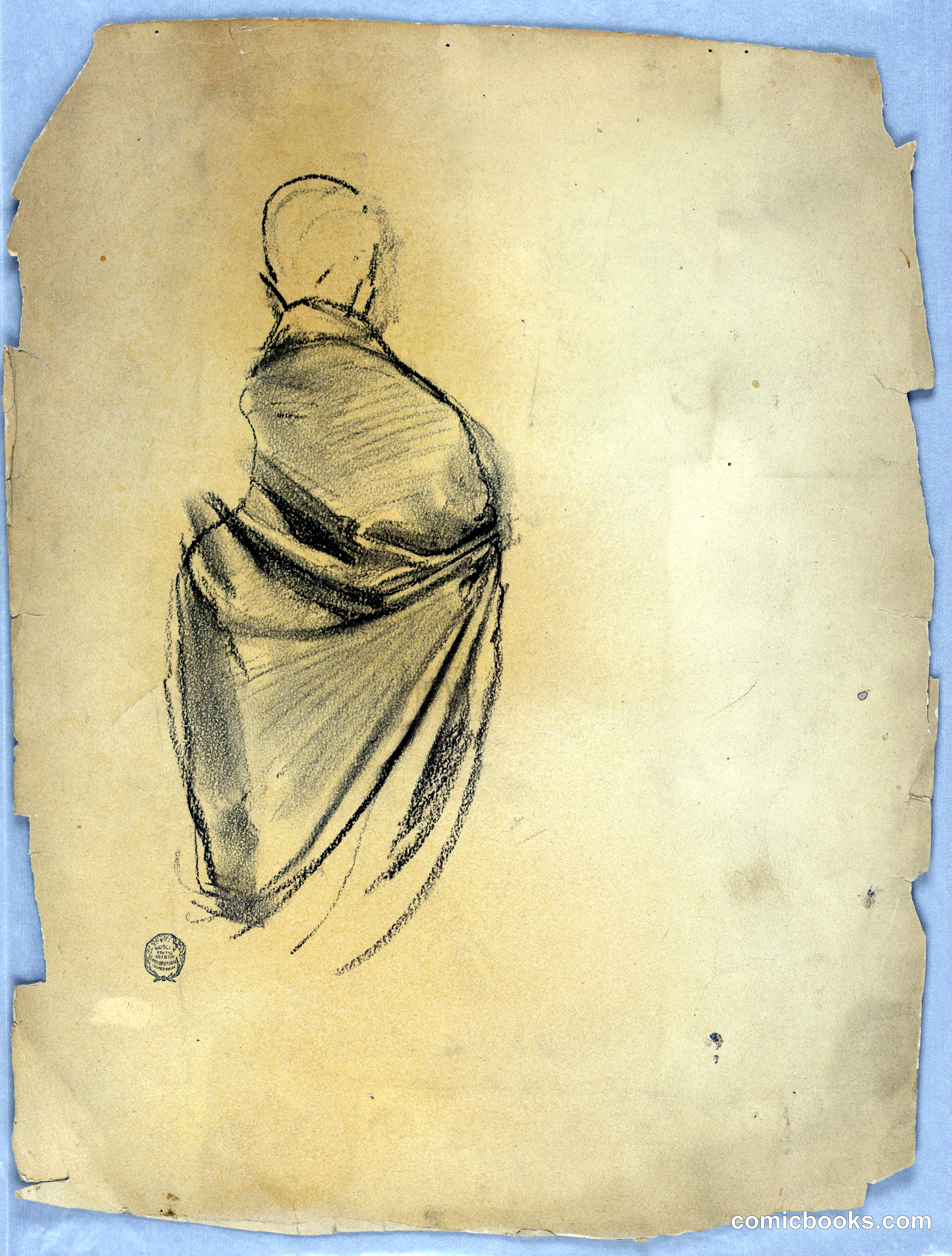 Figure with Drapery
