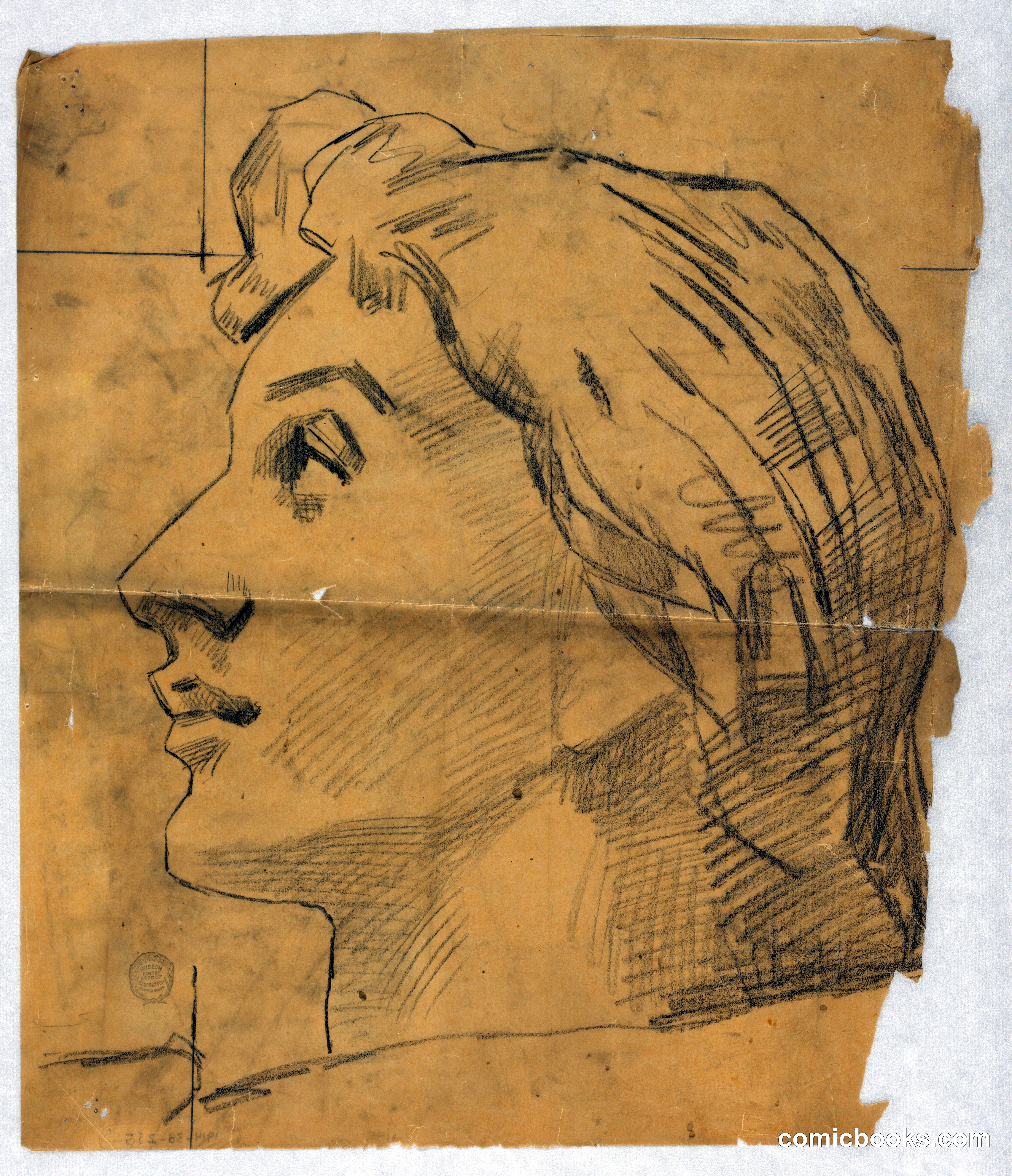Sketch of a Woman's Head