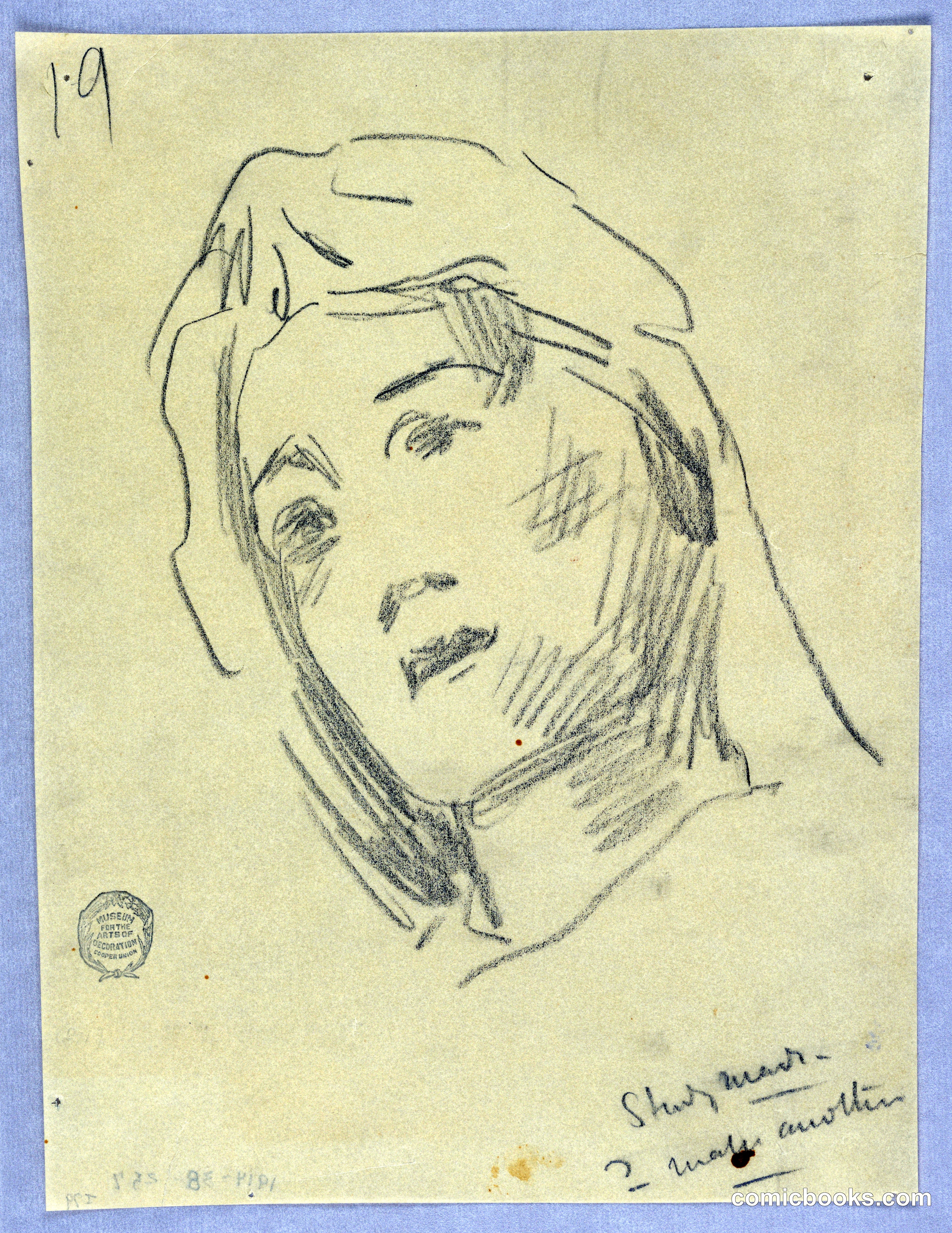 Sketch of a Woman's Head