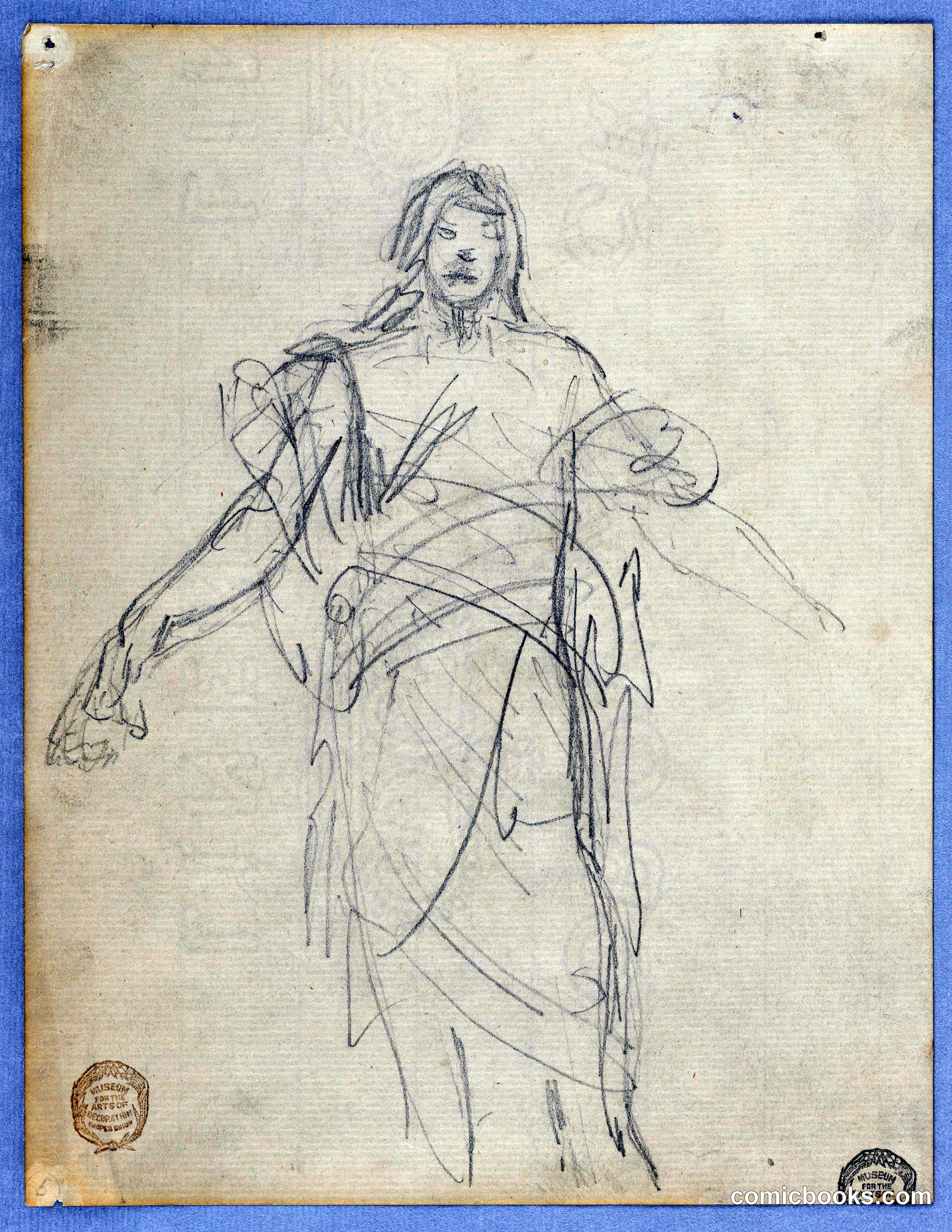 Study for Christ, Chancel of St. Bartholomew, New York