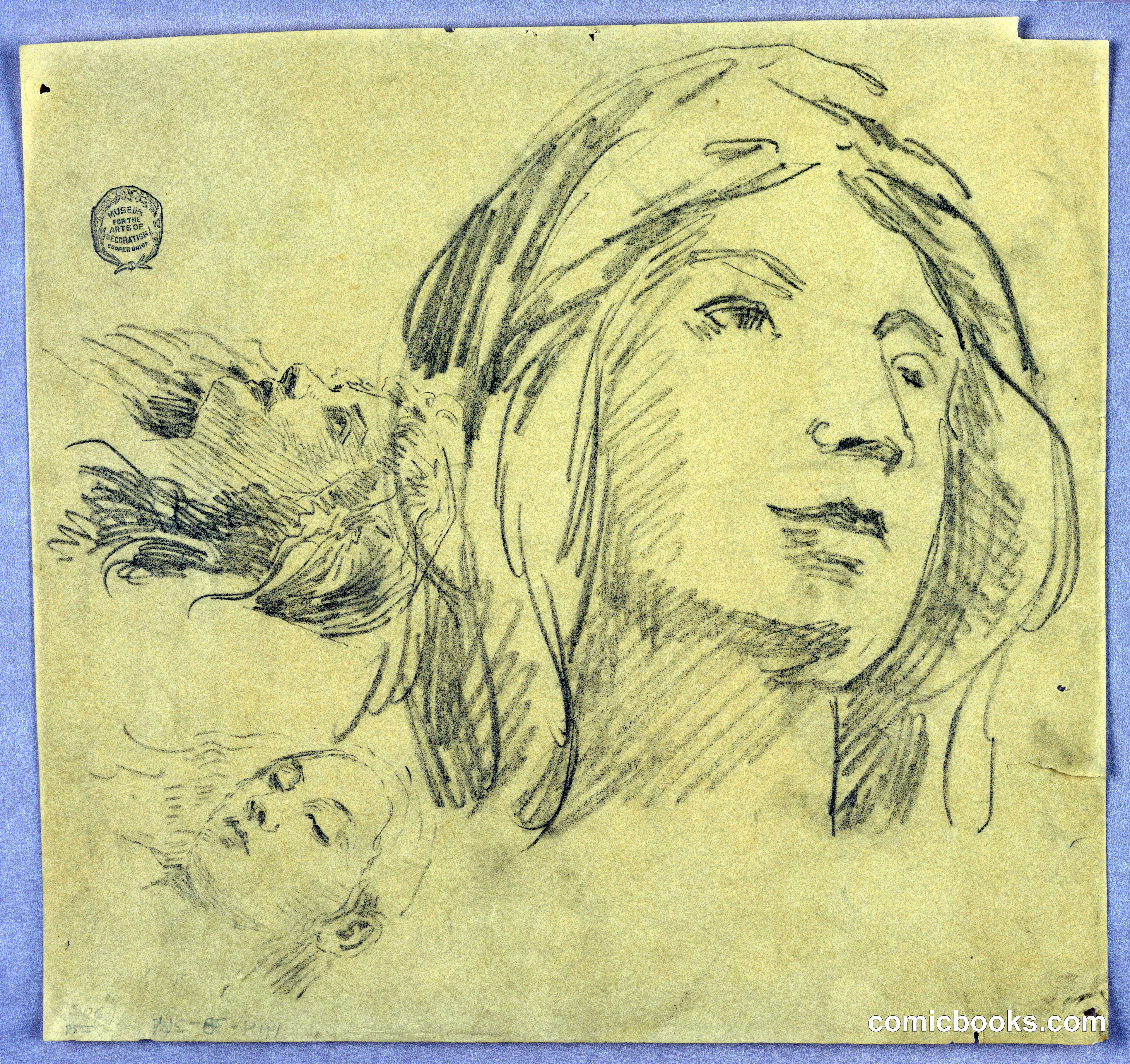 Sketches of Three Heads