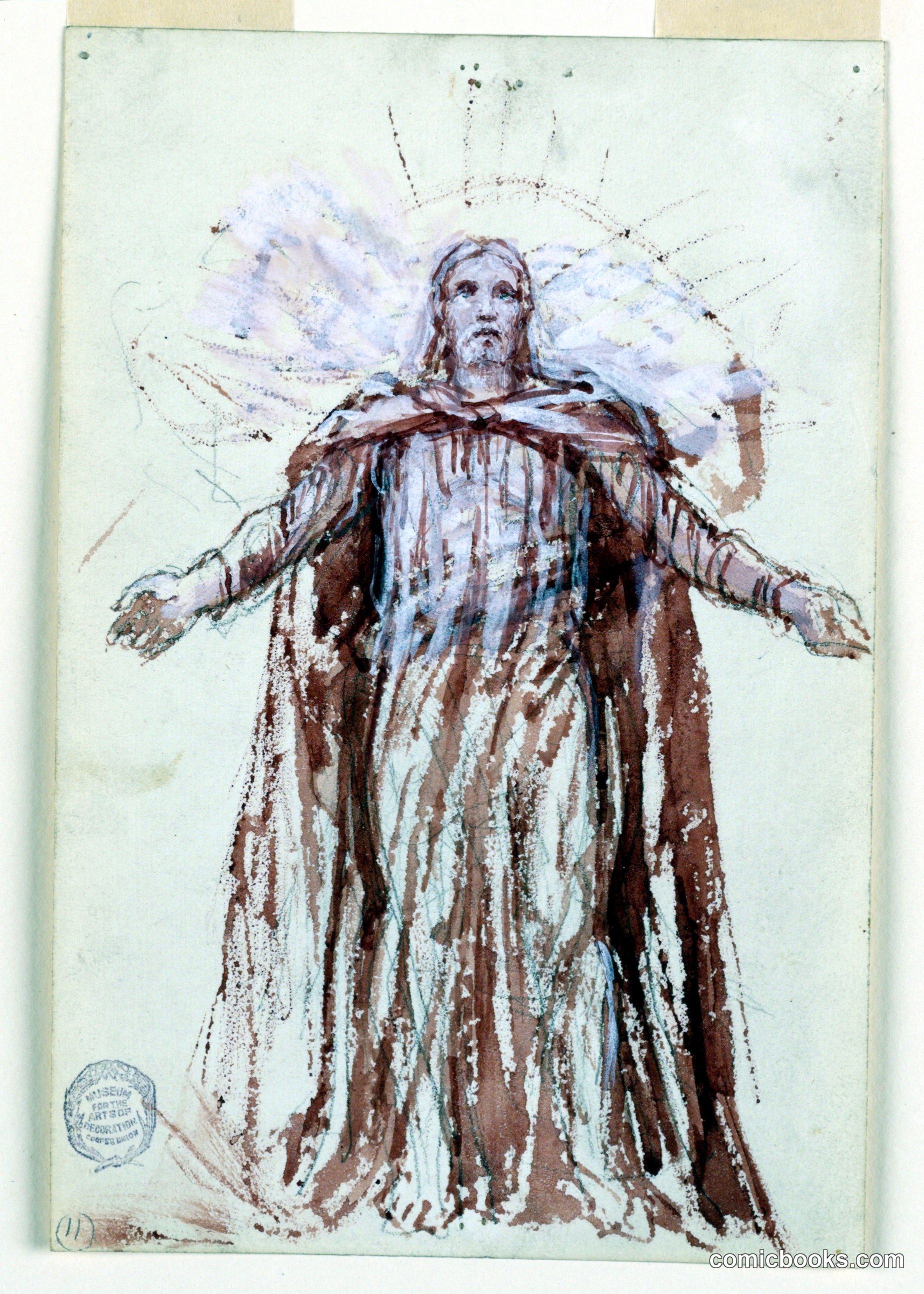 Study for Christ, Chancel of St. Bartholomew, New York