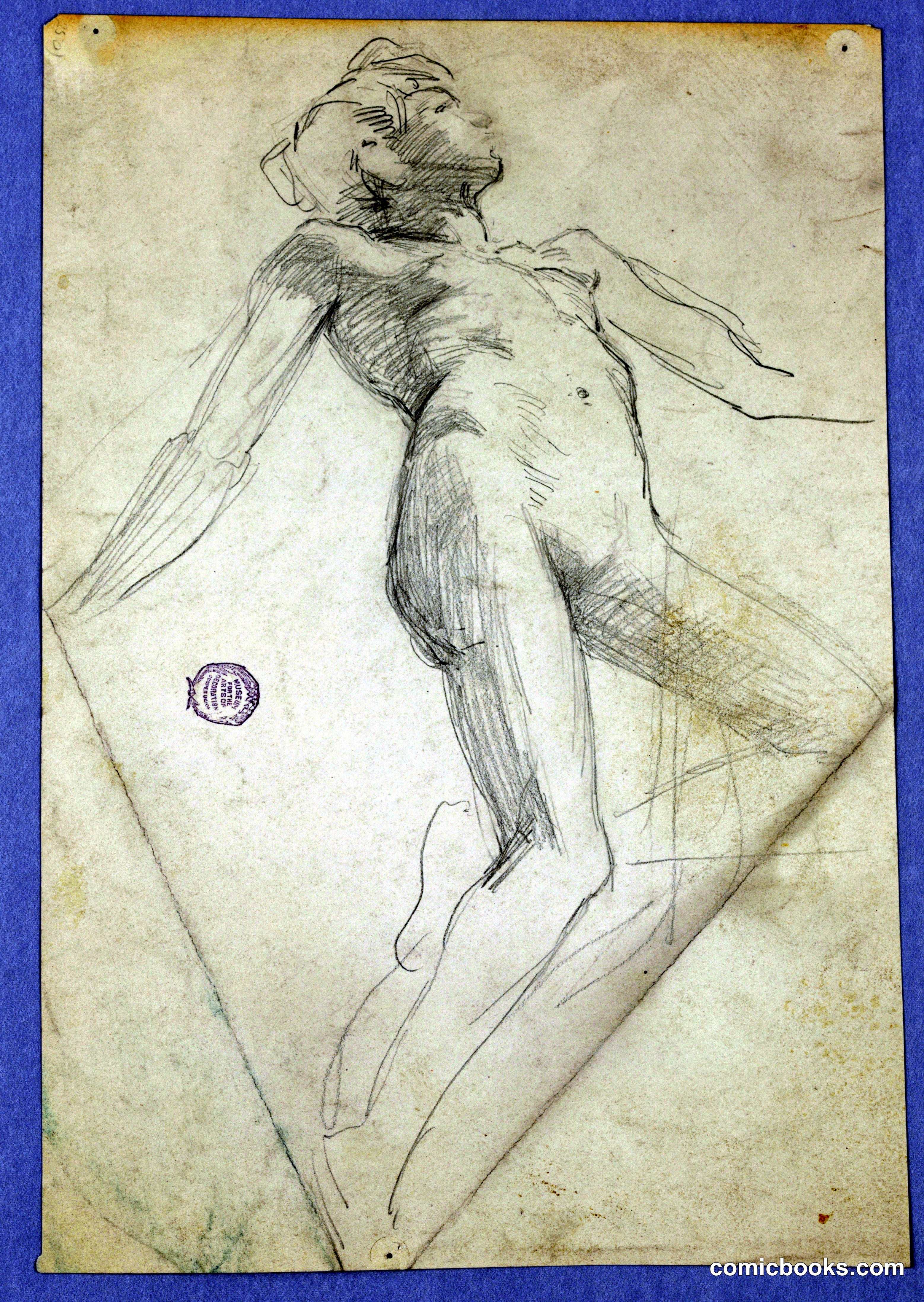 Sketch of a Female Nude