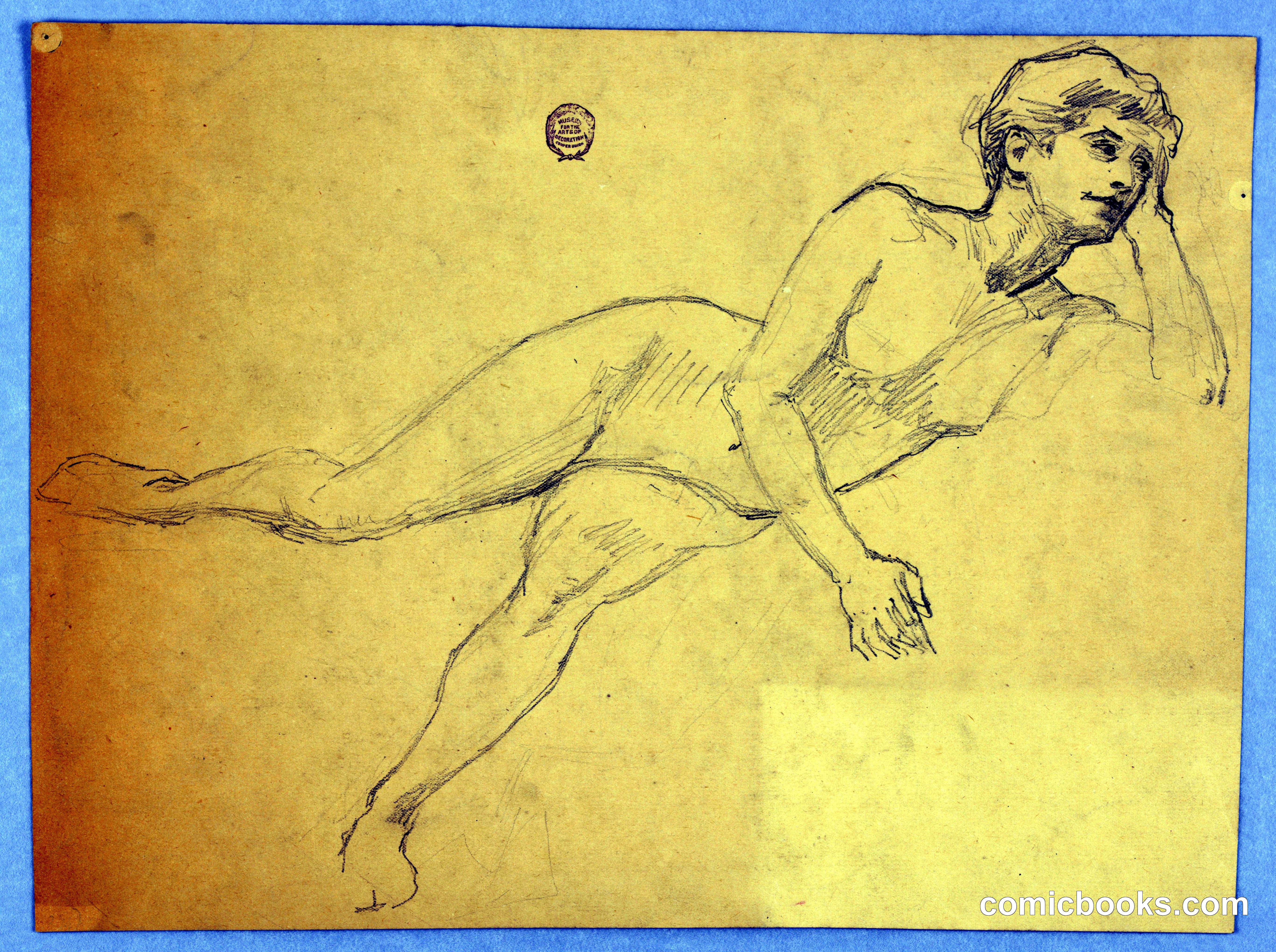 Sketch of a Female Nude