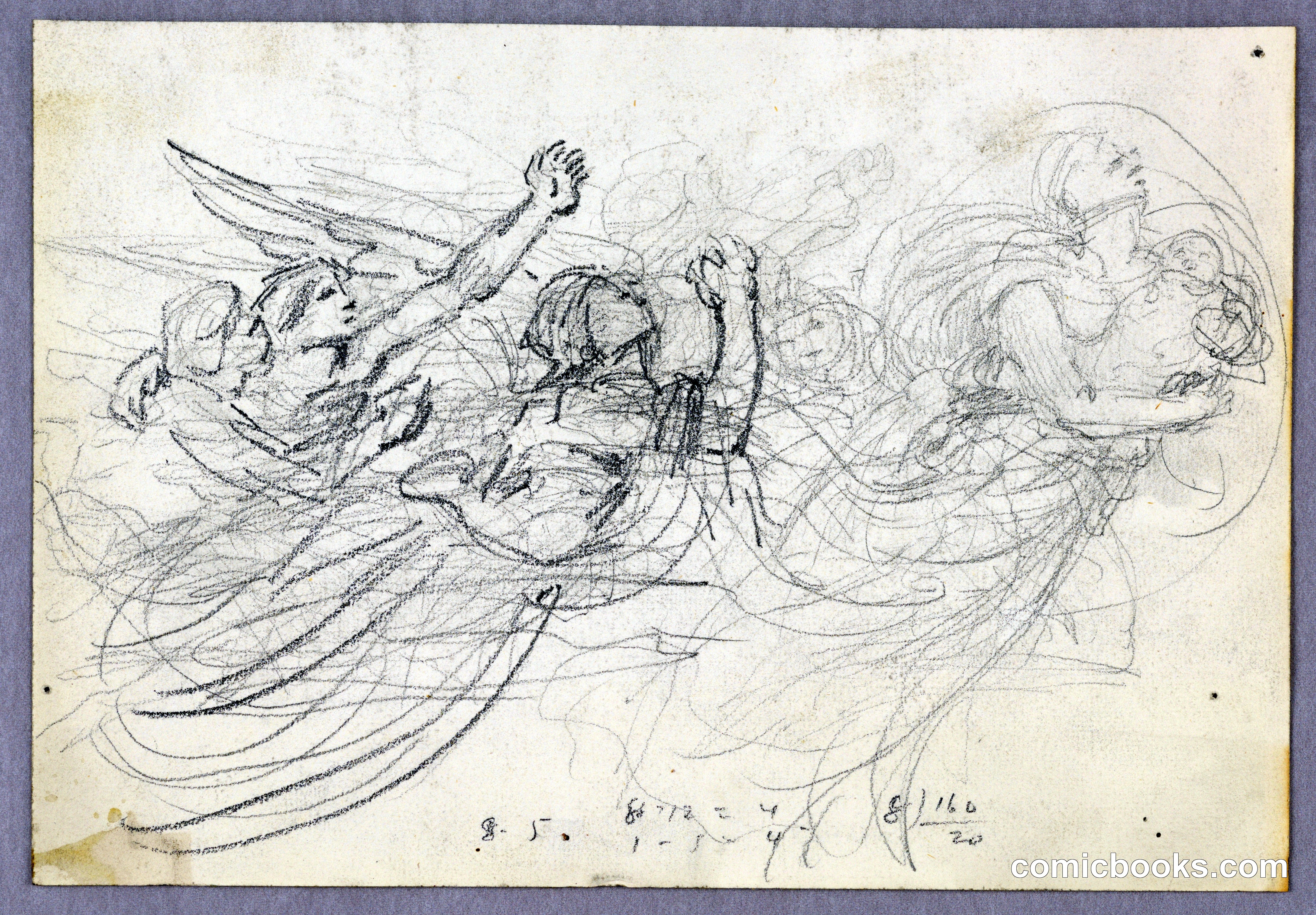 Sketch of Figural Group for Ascension