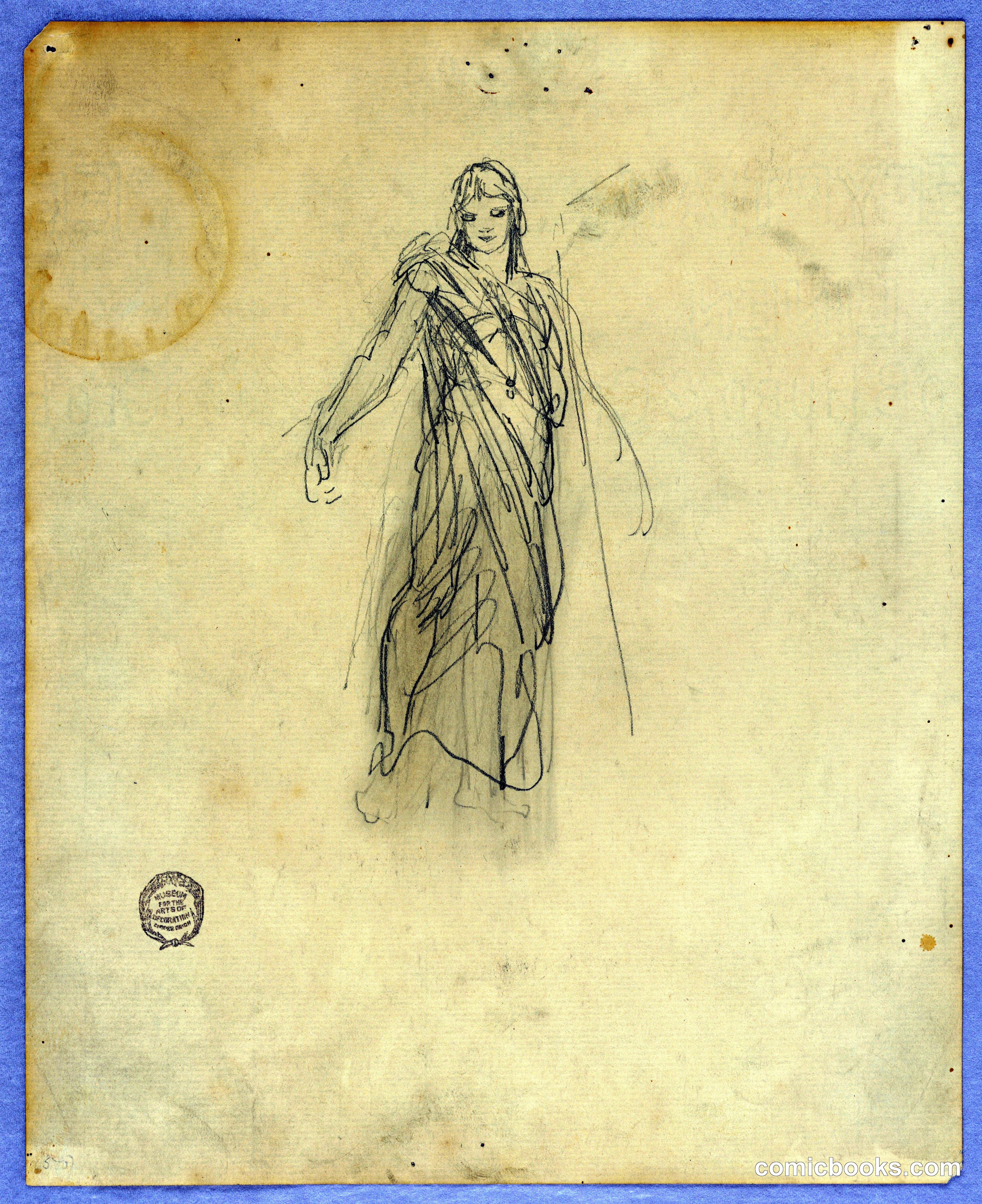 Sketch for Central Figure in the Ascension