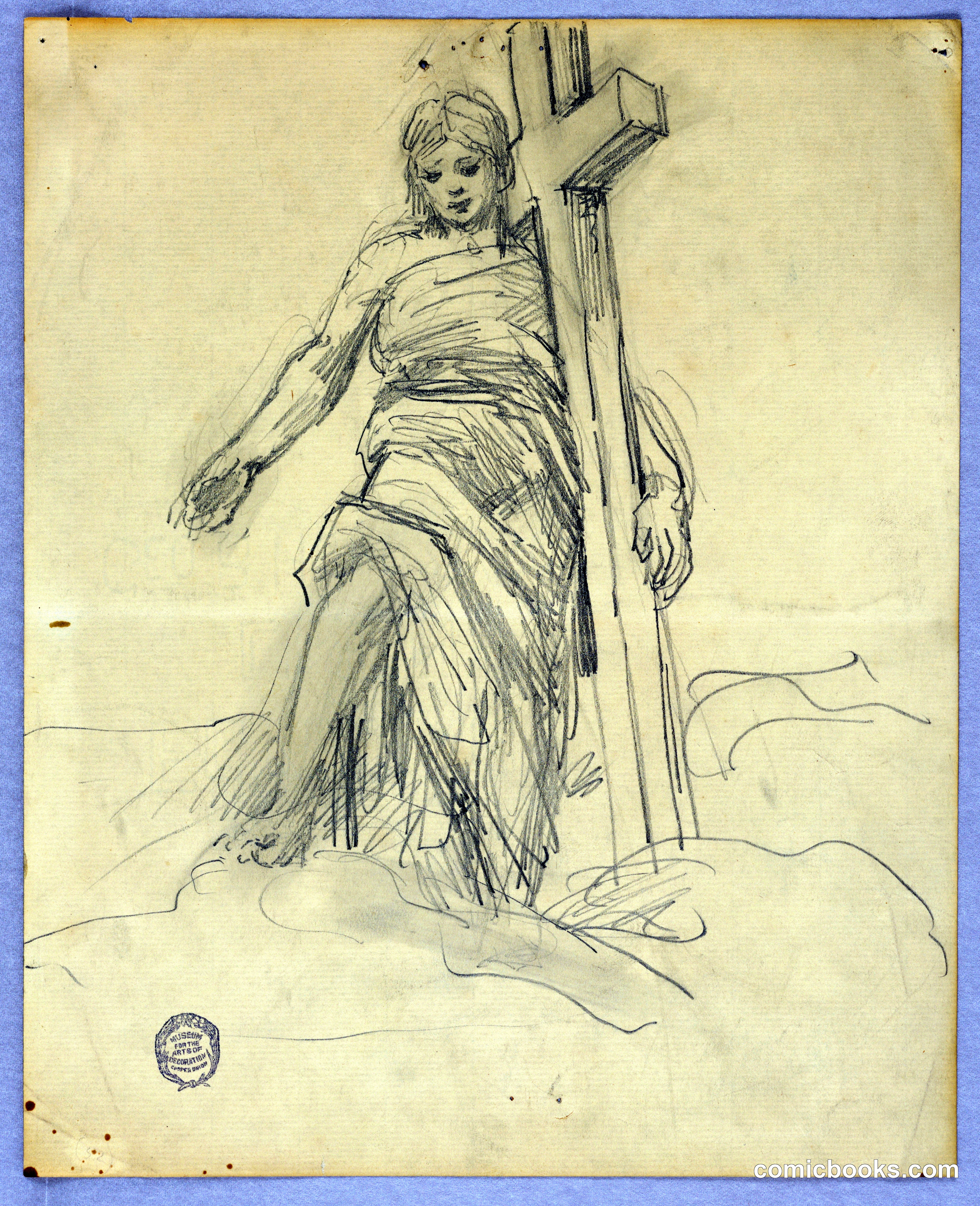 Sketch for Central Figure in the Ascension