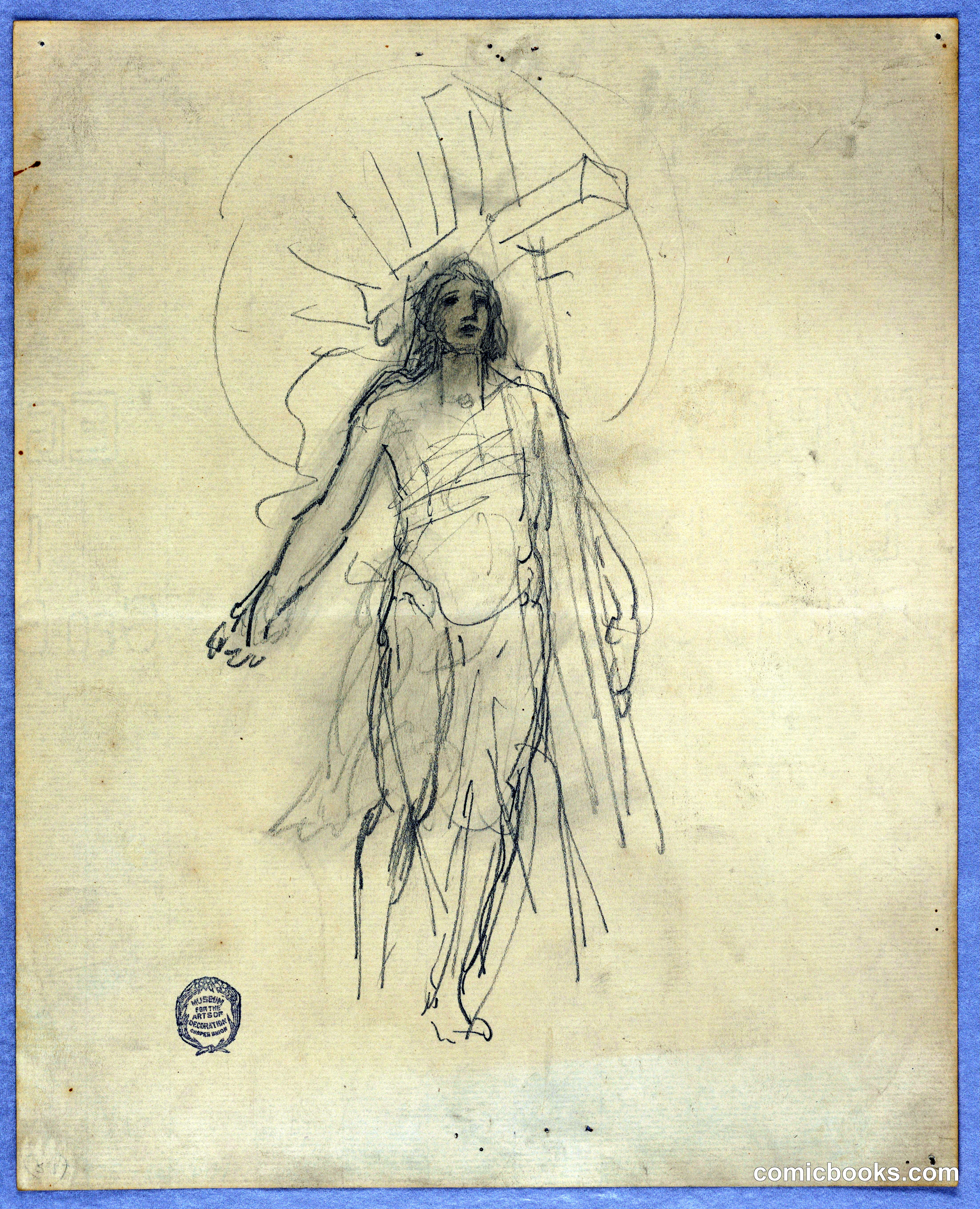 Sketch for Central Figure in the Ascension